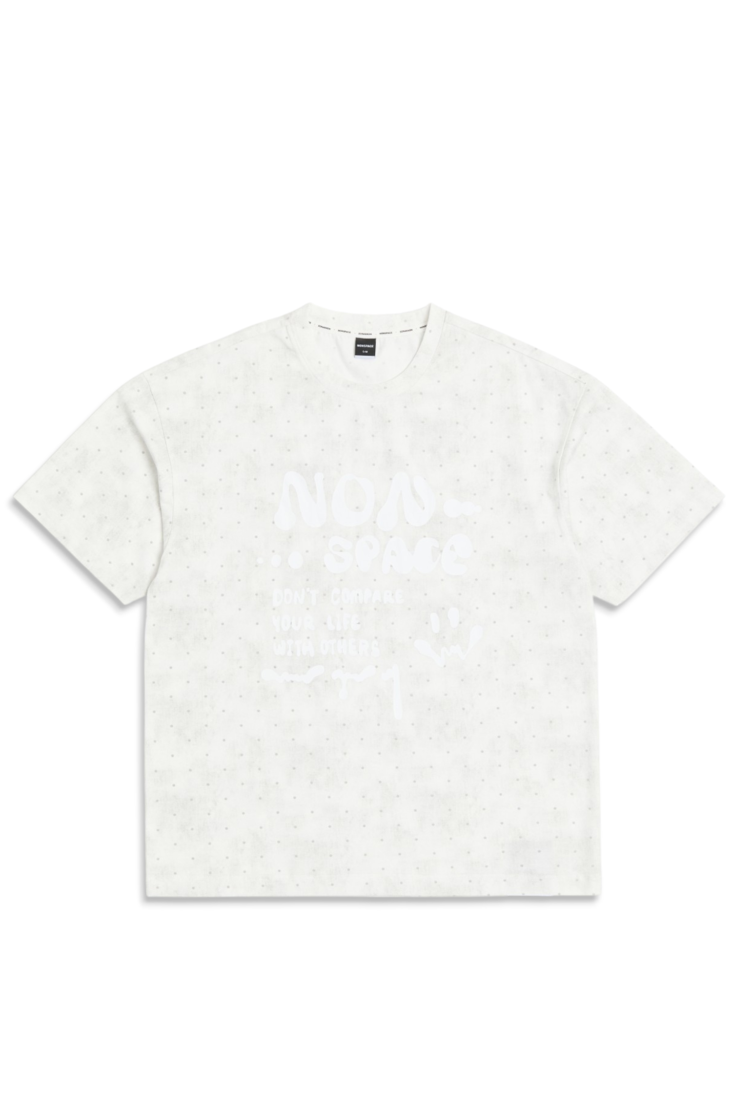 手寫塗鴉斑點短袖上衣