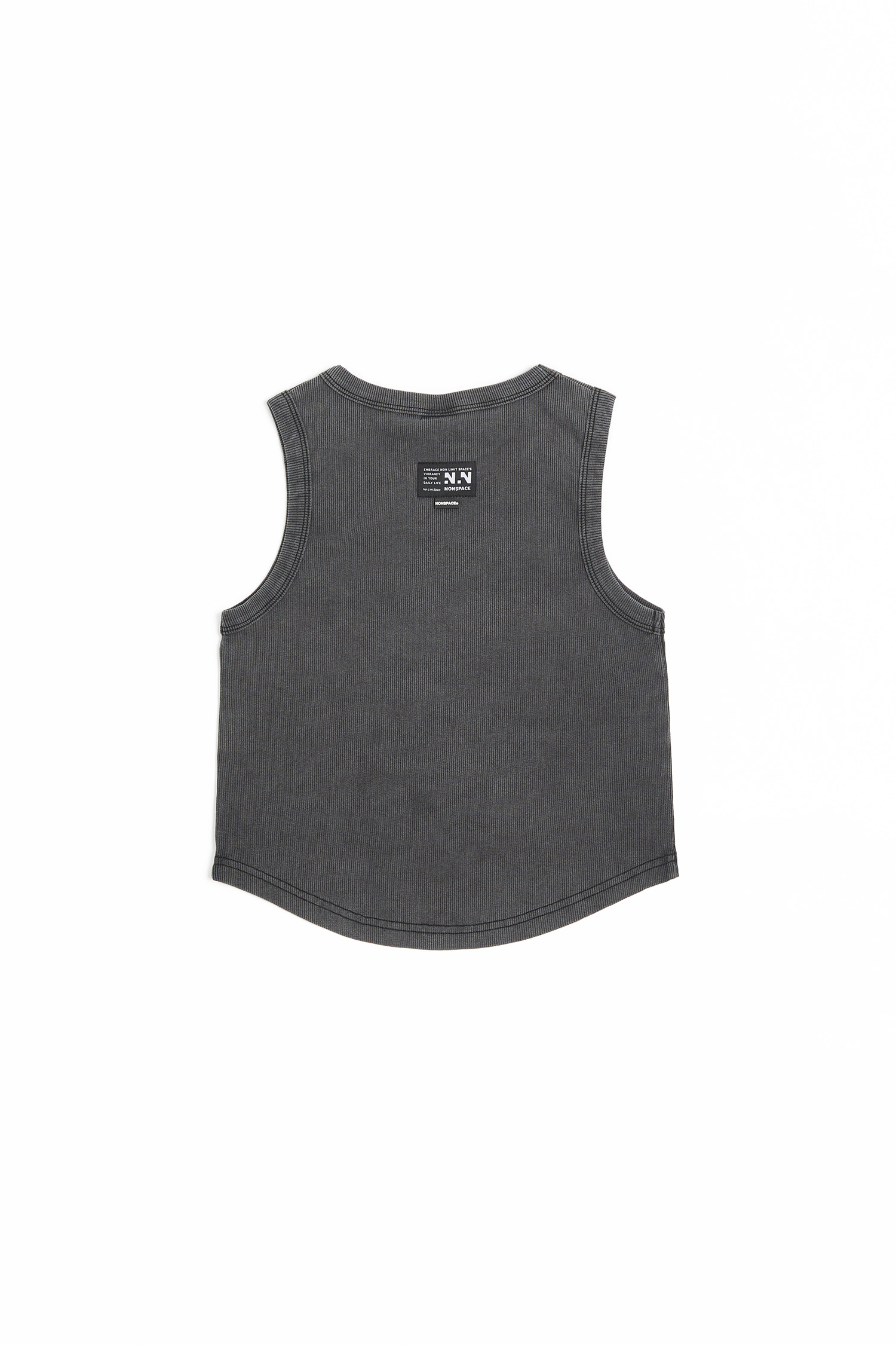 NONSPACE 水洗刷破無袖背心(女)