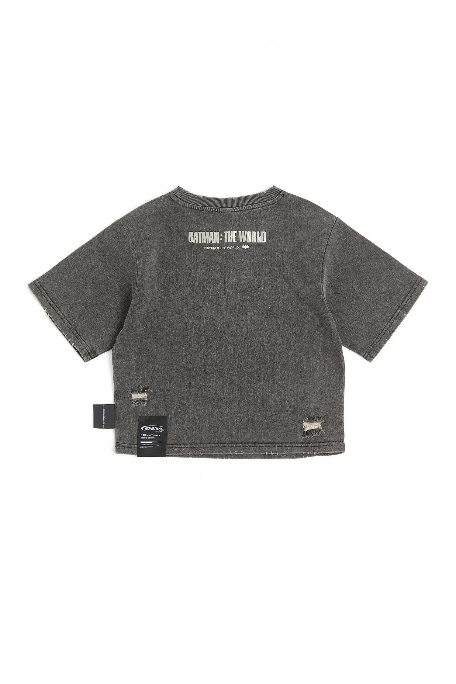 BATMAN 水洗牛仔貼布繡 短袖上衣(女)