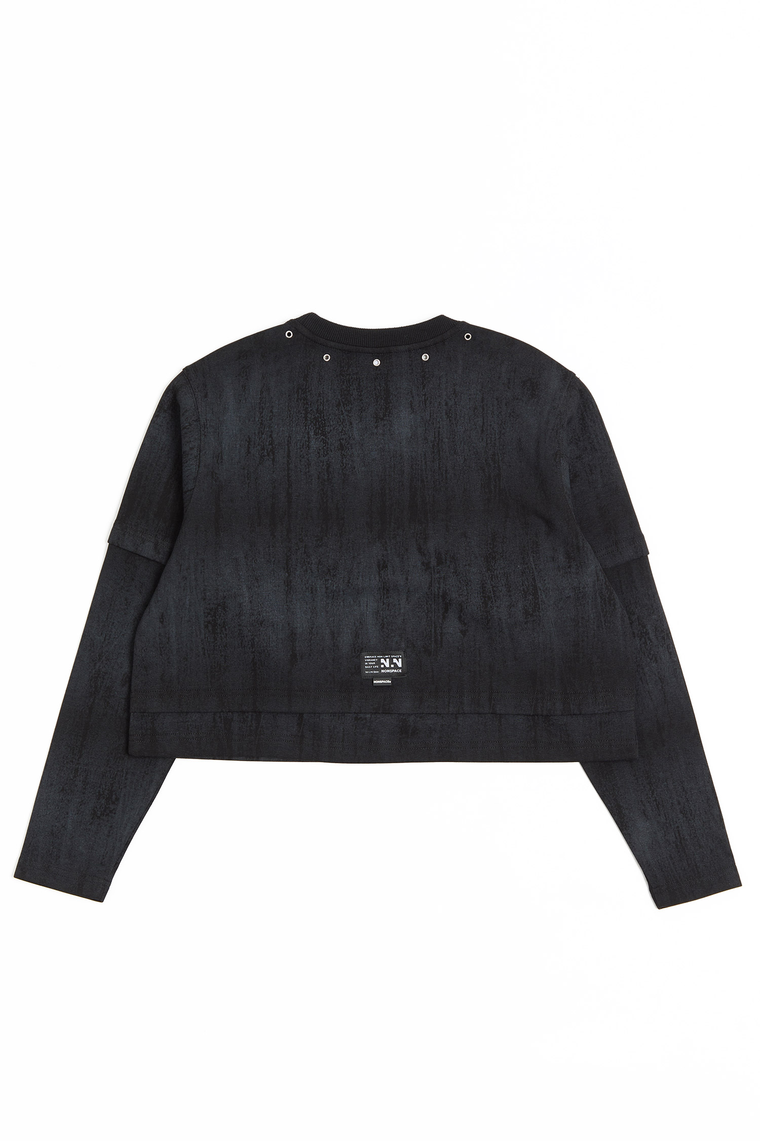 小怪獸立體繡花長袖上衣(女)