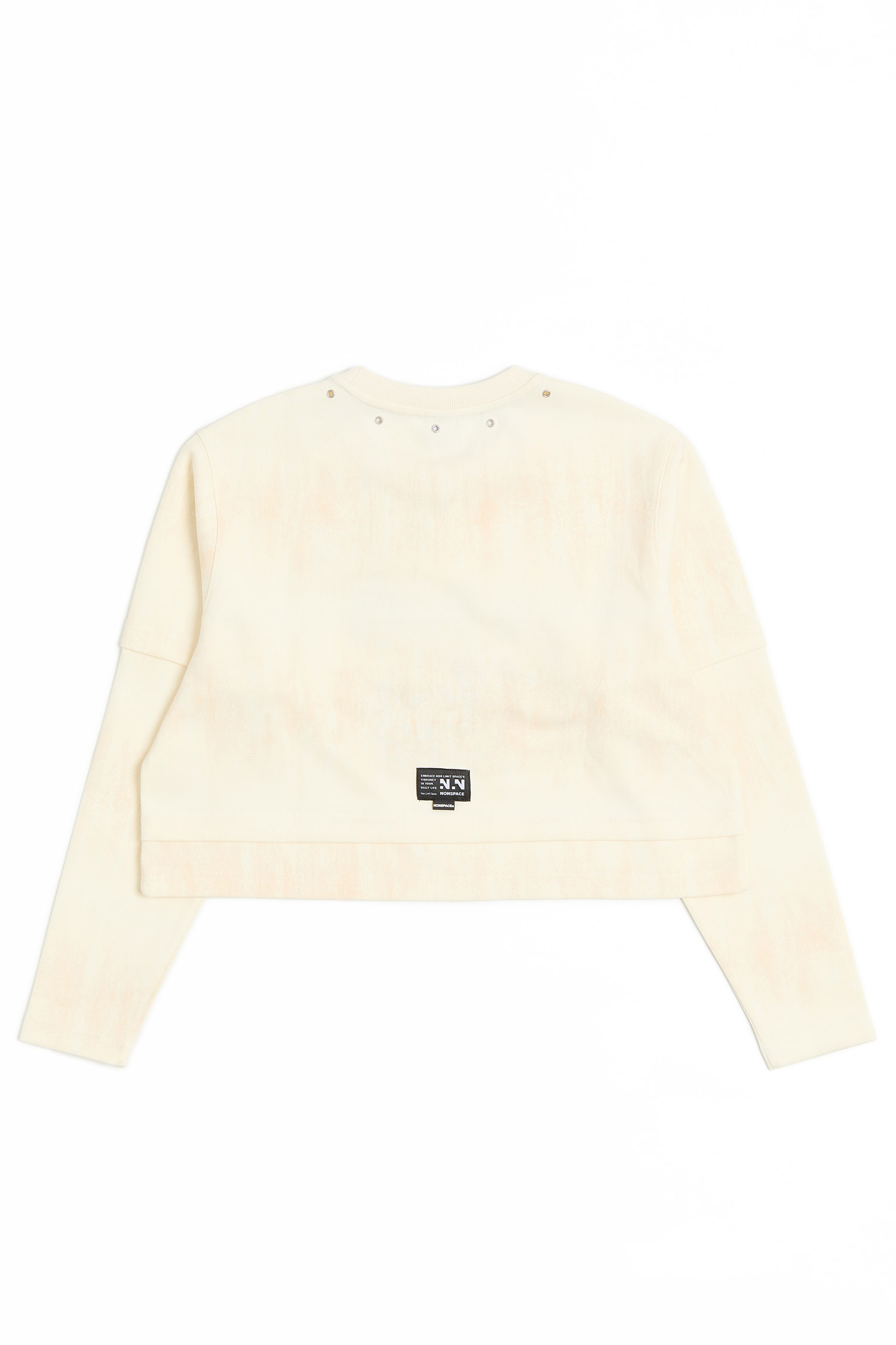 小怪獸立體繡花長袖上衣(女)