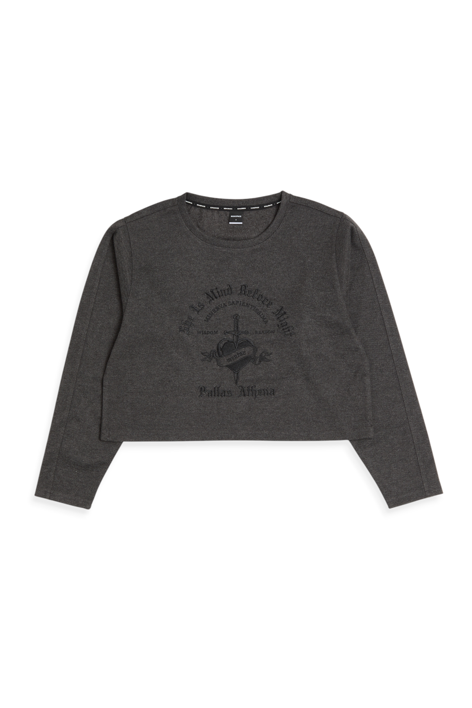 聖誓之刃 電繡絨感長袖上衣(女)