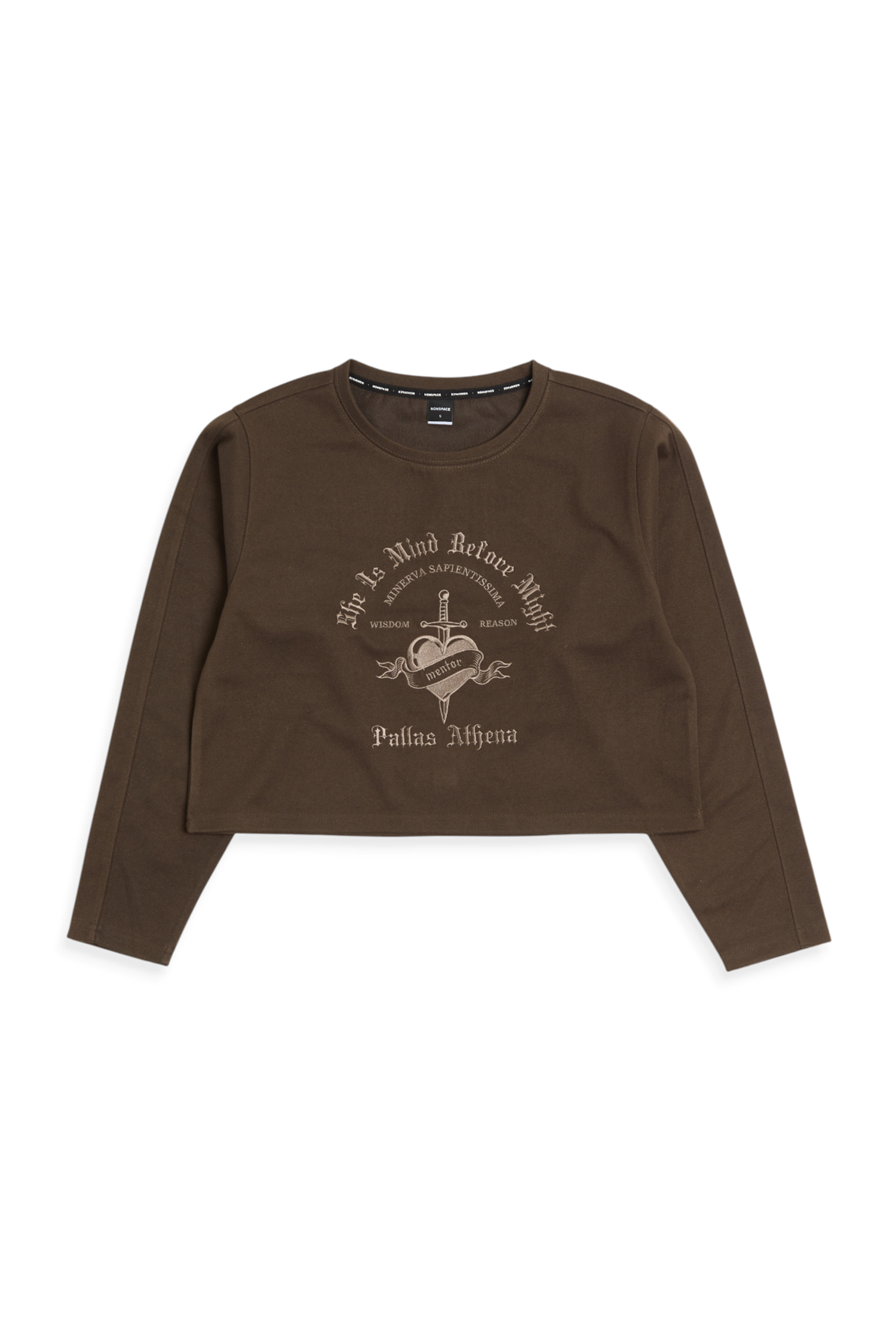 聖誓之刃 電繡絨感長袖上衣(女)