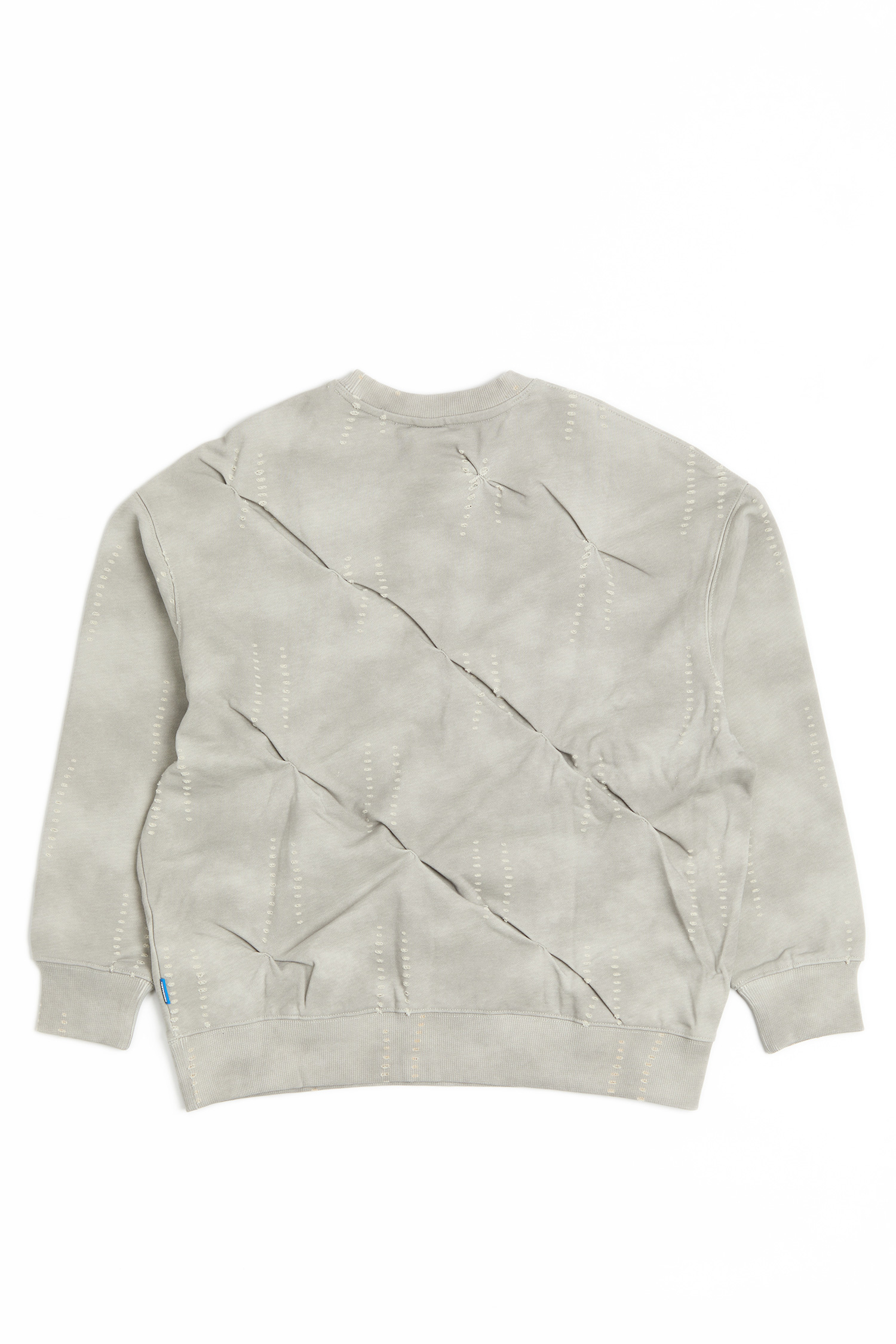 純棉 蠟染褶紋 長袖上衣(女)