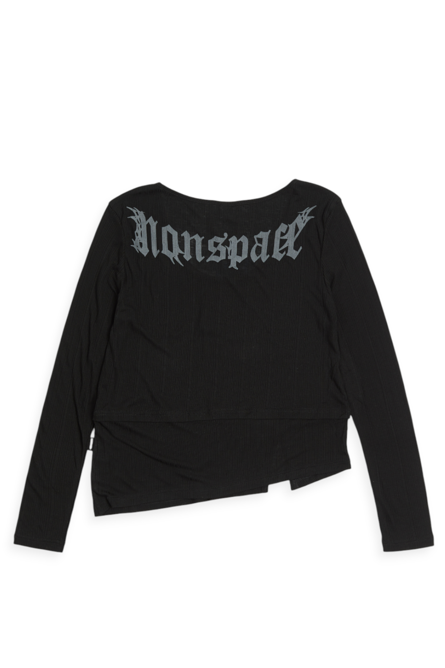 天絲羊毛 透膚長袖上衣(女)