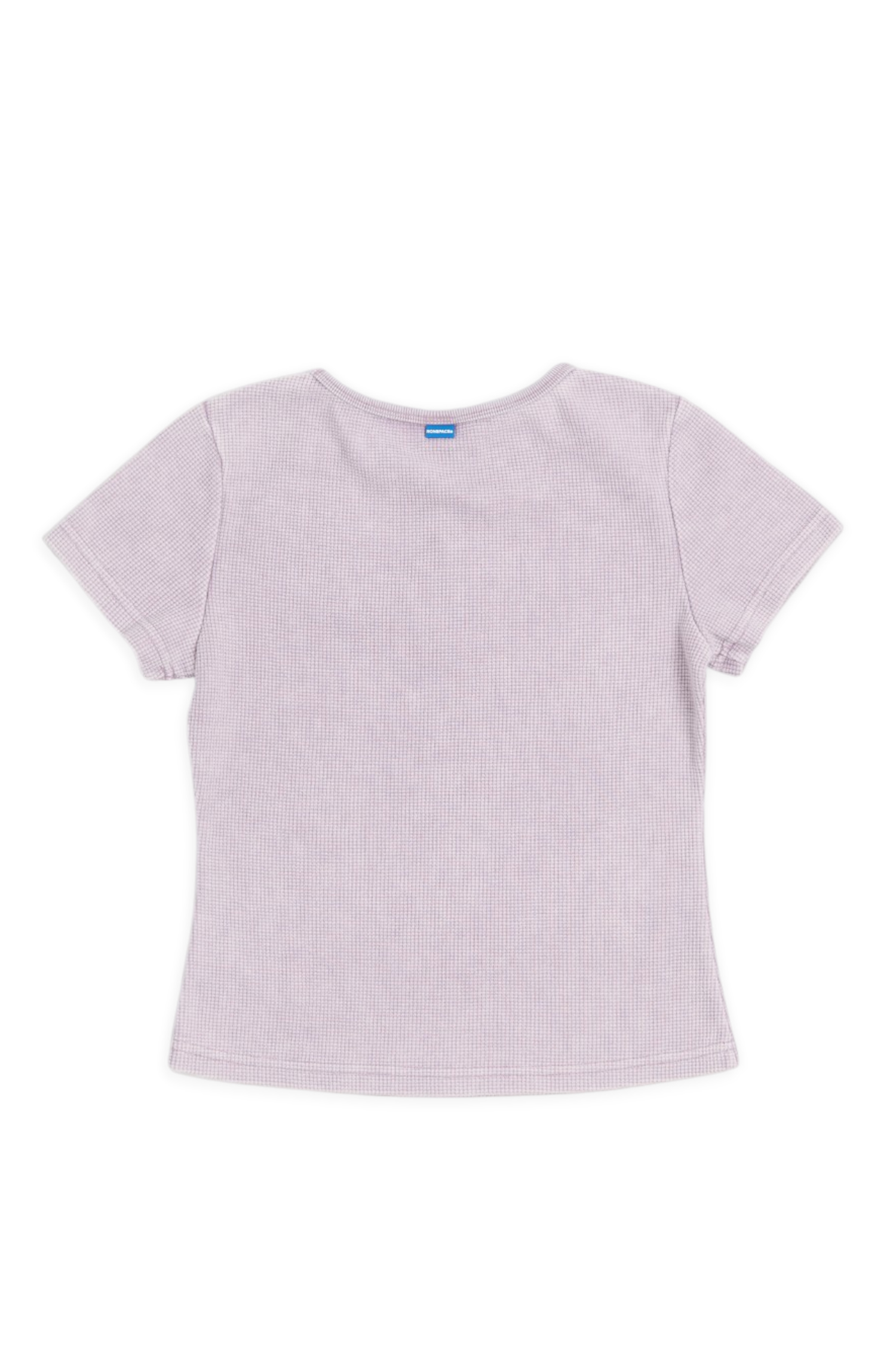 品牌LOGO洗舊感短袖上衣(女)