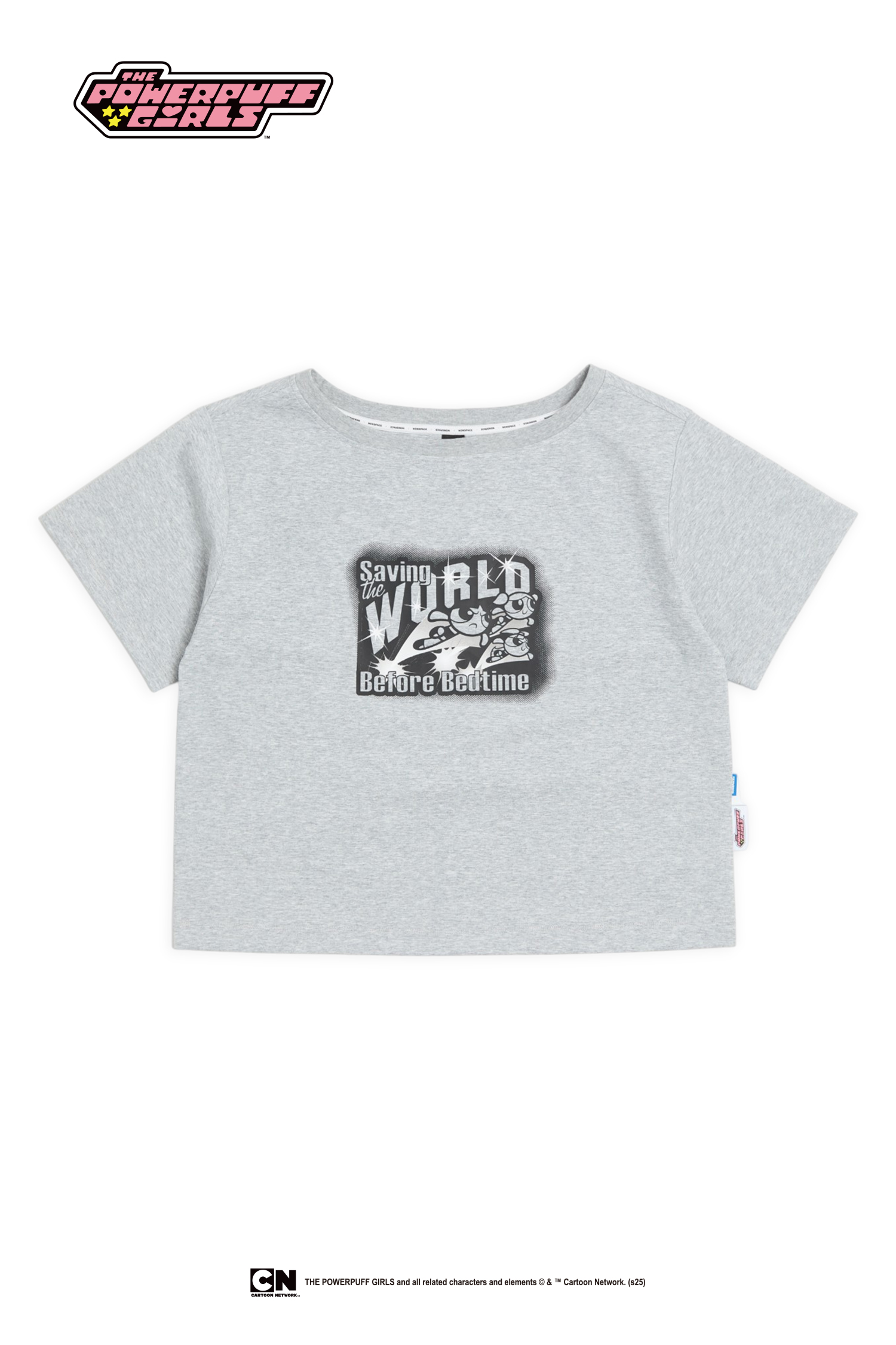 飛天小女警 兩穿 斜肩短袖上衣(女)