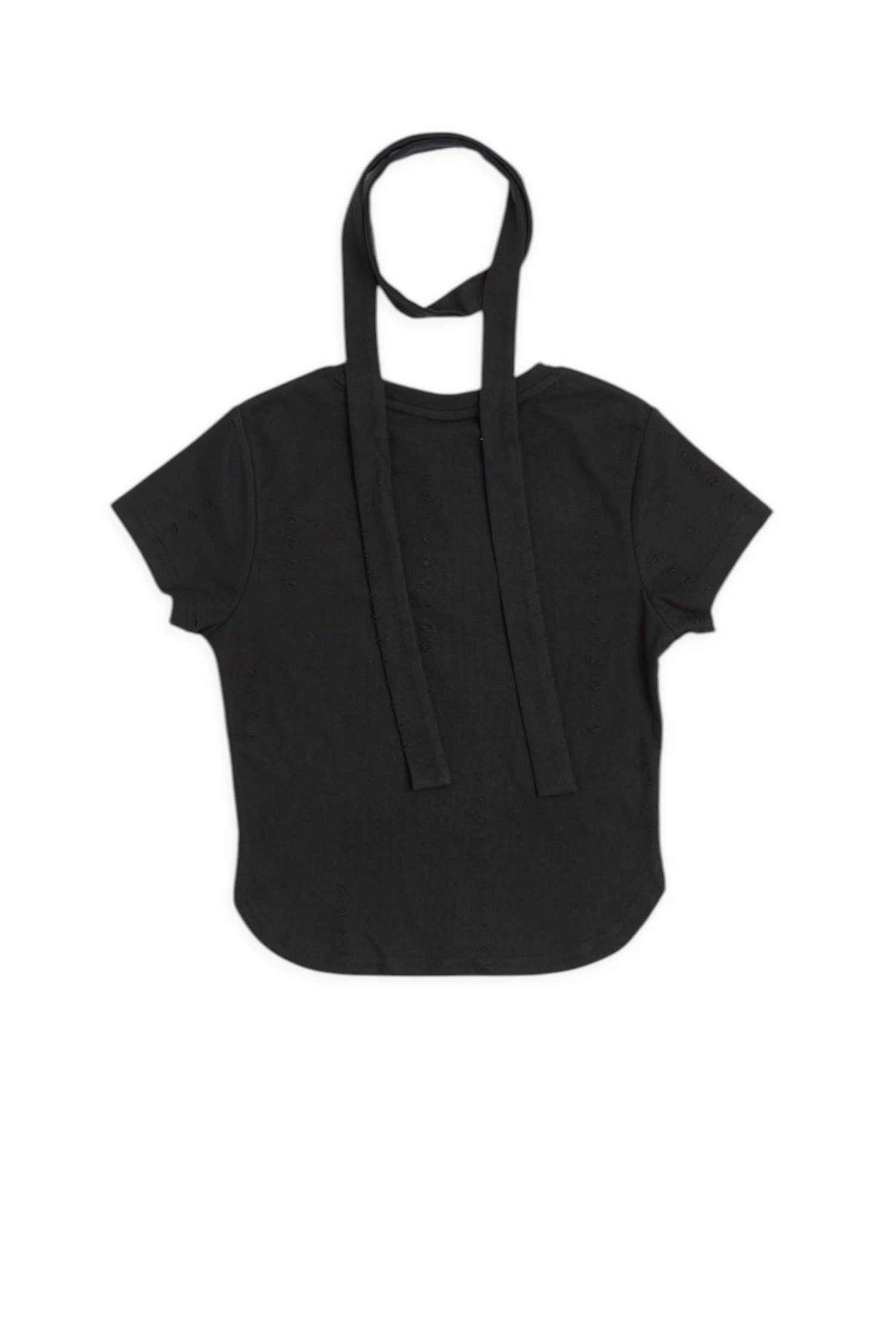 飛天小女警 極度修身 附圍巾短袖上衣(女)