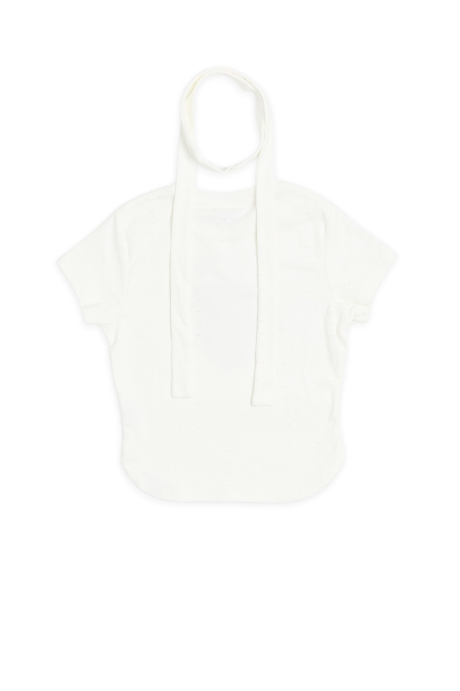 飛天小女警 極度修身 附圍巾短袖上衣(女)