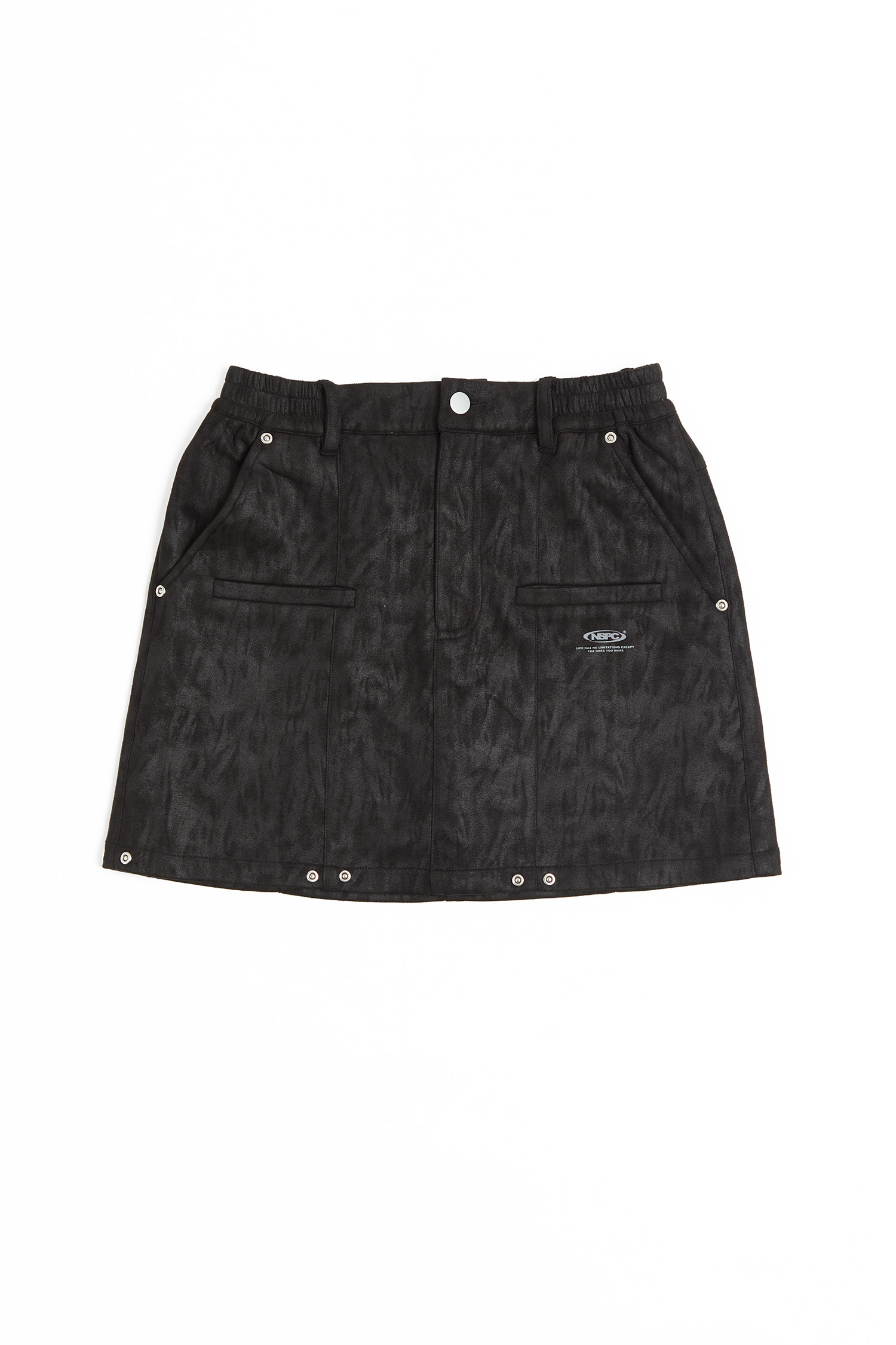 麂皮渲染短裙(女)