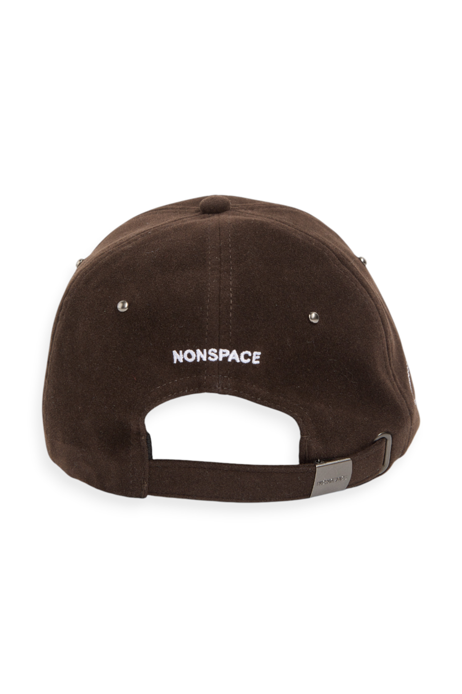 麂皮刺繡 鉚釘帽