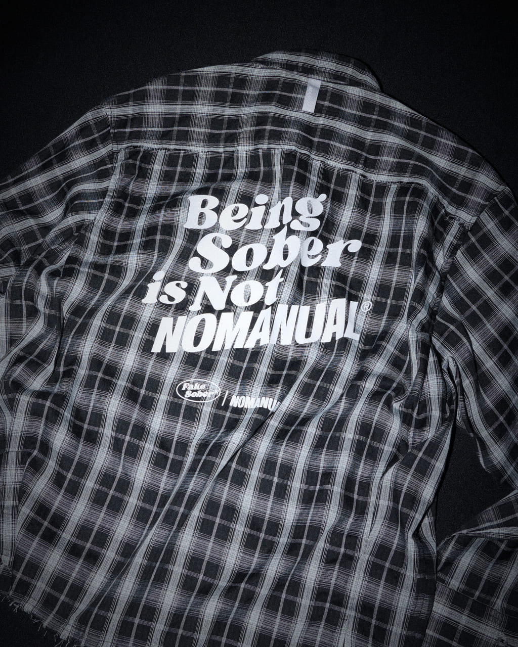 FAKE SOBER X NOMANUAL 格紋長袖襯衫 CHECK SHIRT