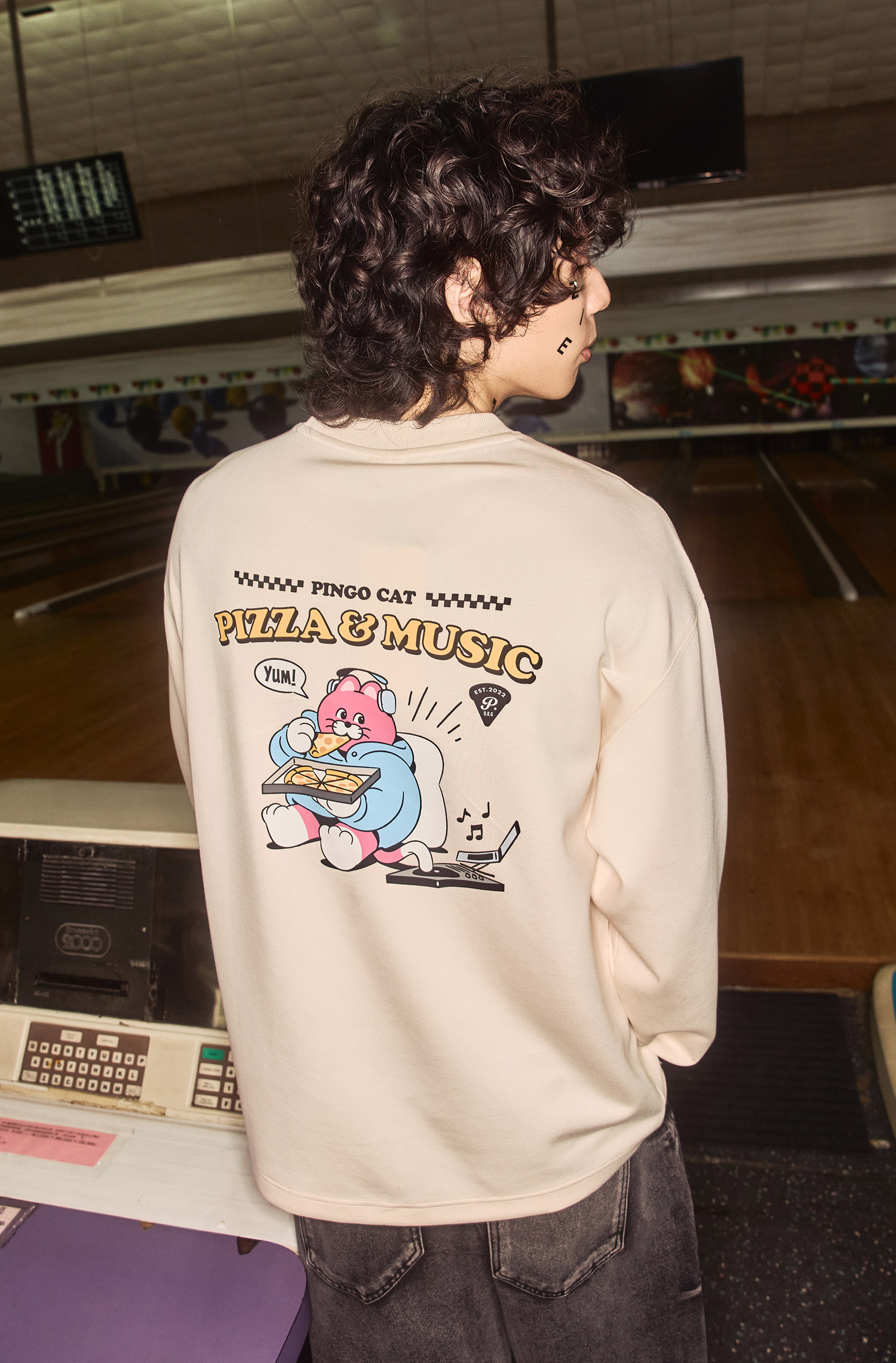 ZIZONE 印花長袖上衣