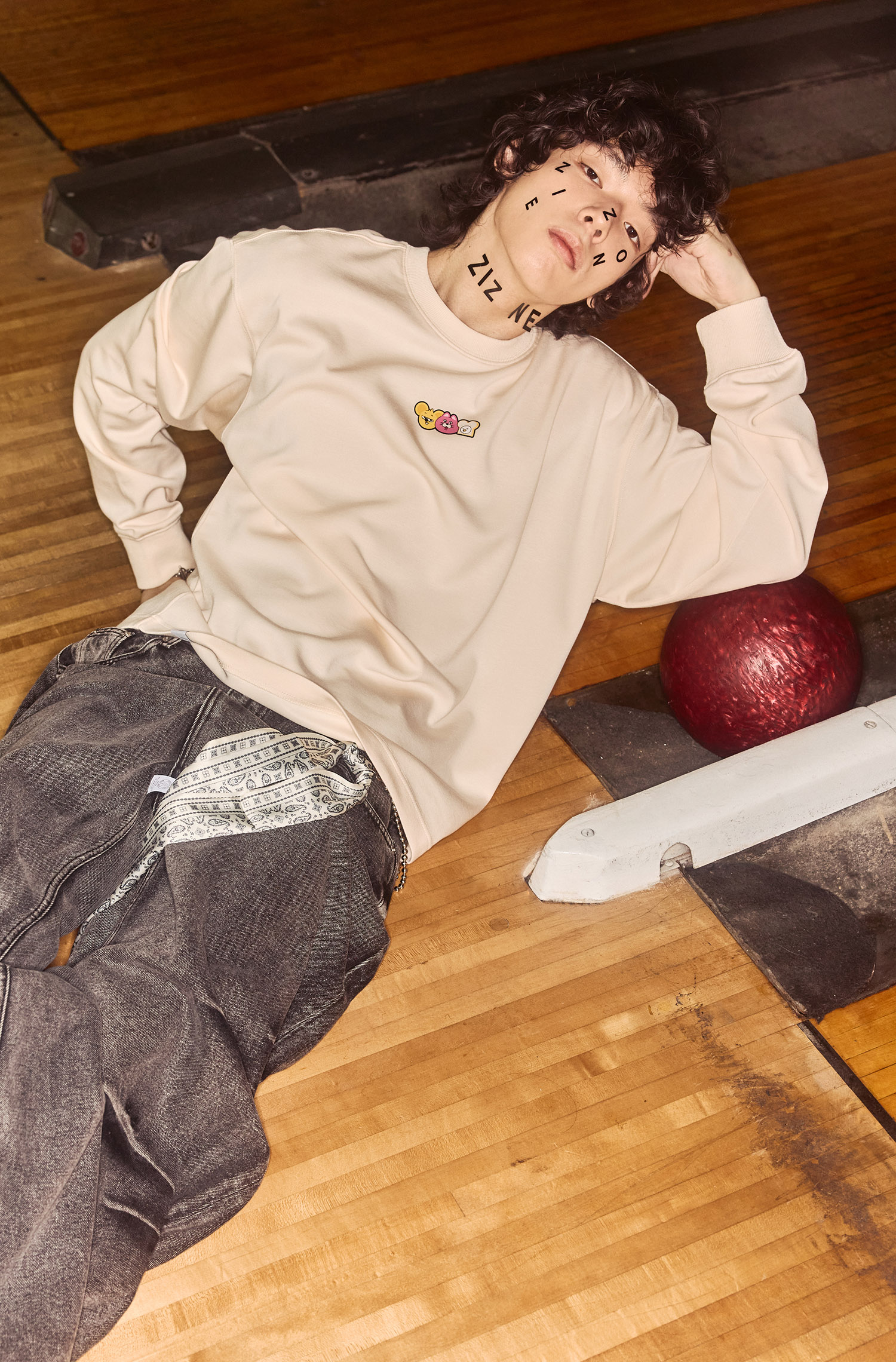 ZIZONE 印花長袖上衣