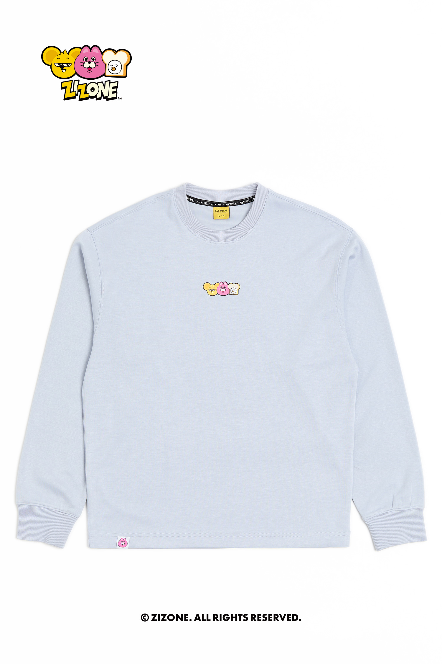 ZIZONE 印花長袖上衣