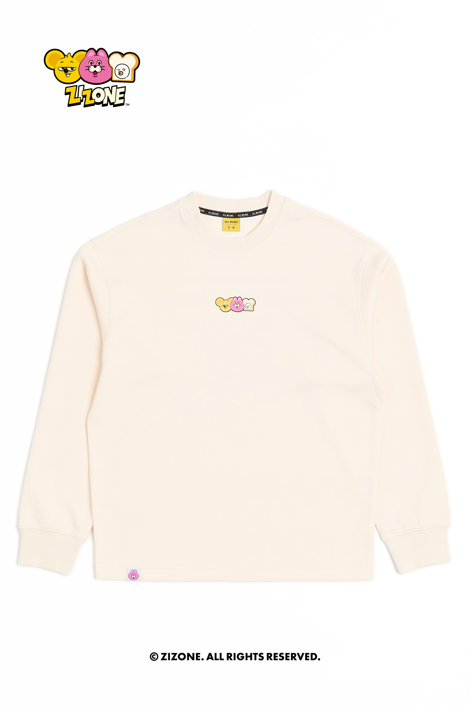 ZIZONE 印花長袖上衣