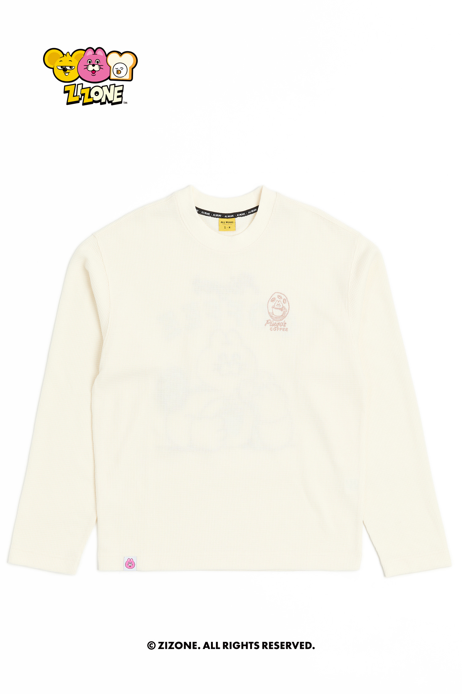 ZIZONE 繡花長袖上衣