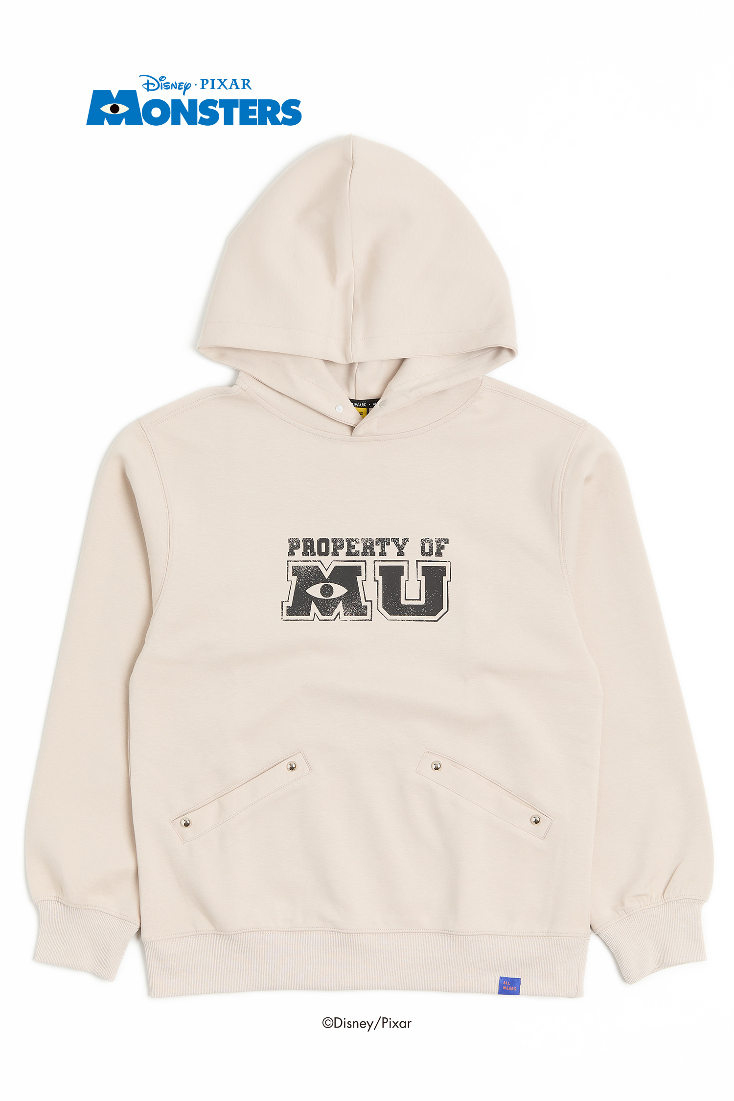 怪獸大學 雙口袋連帽長袖上衣