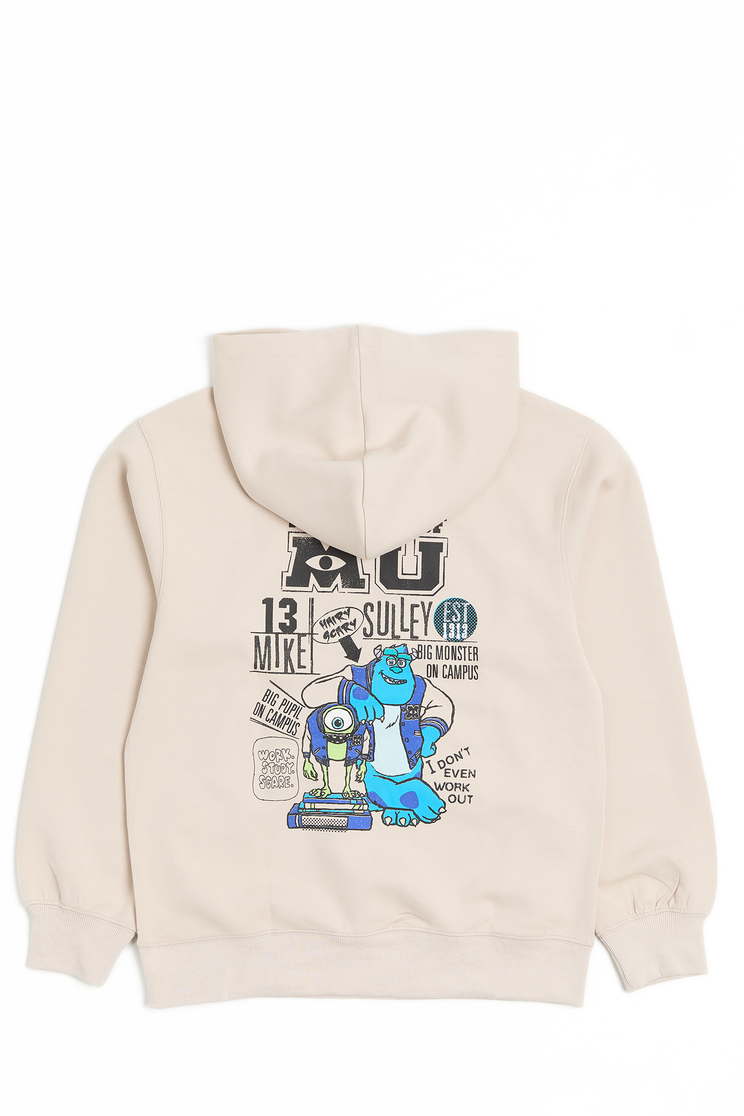 怪獸大學 雙口袋連帽長袖上衣