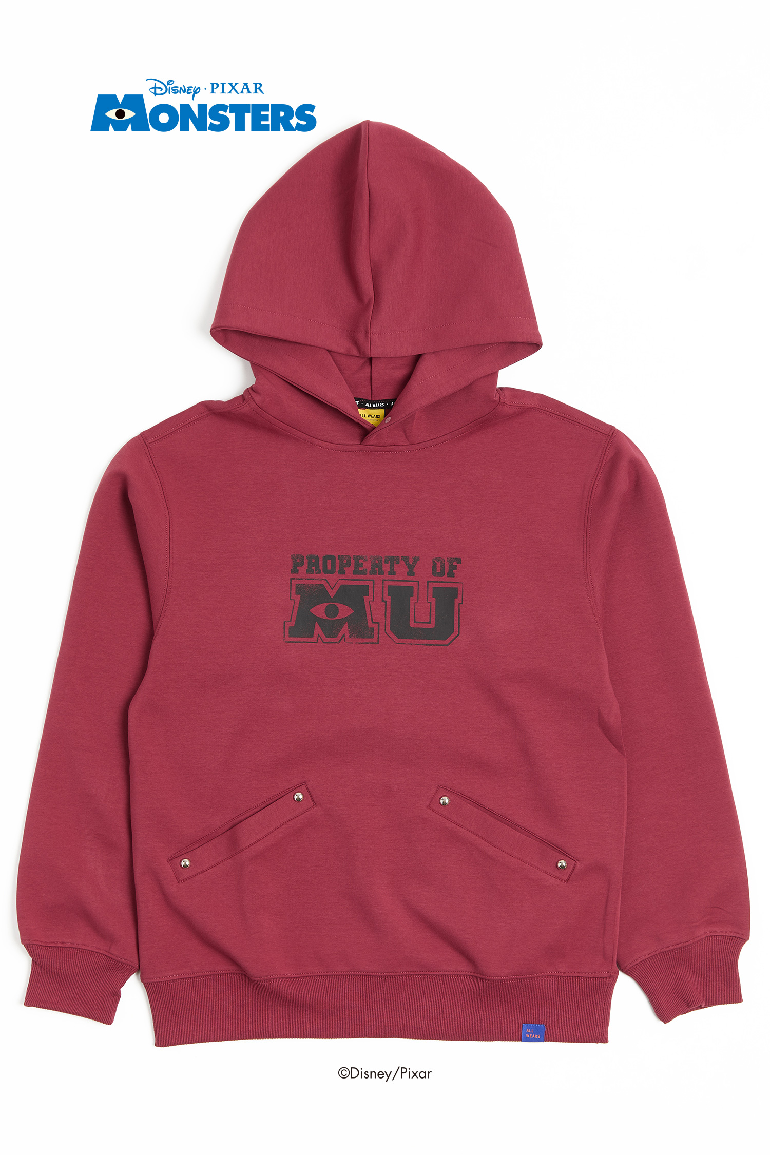 怪獸大學 雙口袋連帽長袖上衣
