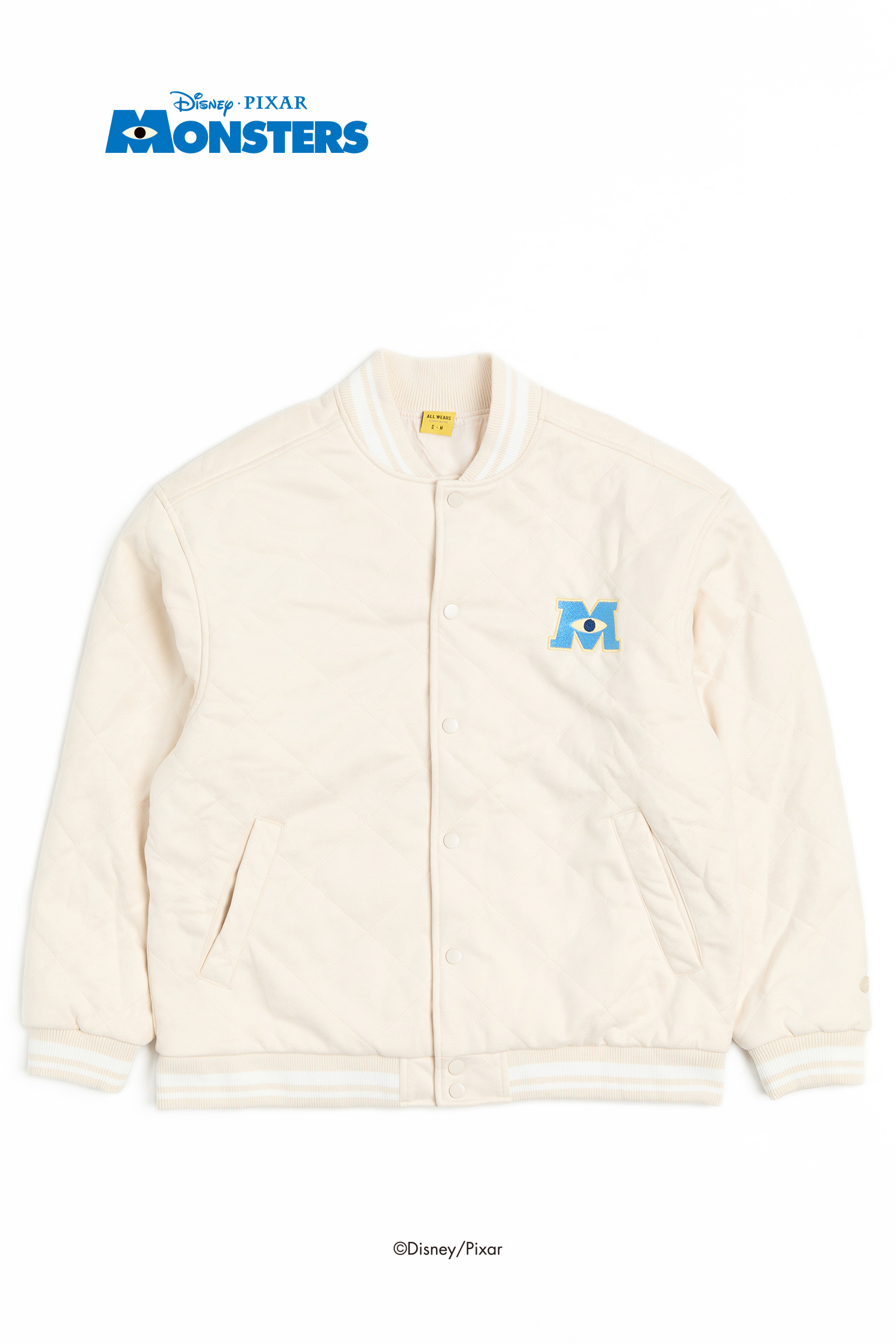 怪獸大學 刺繡棒球外套