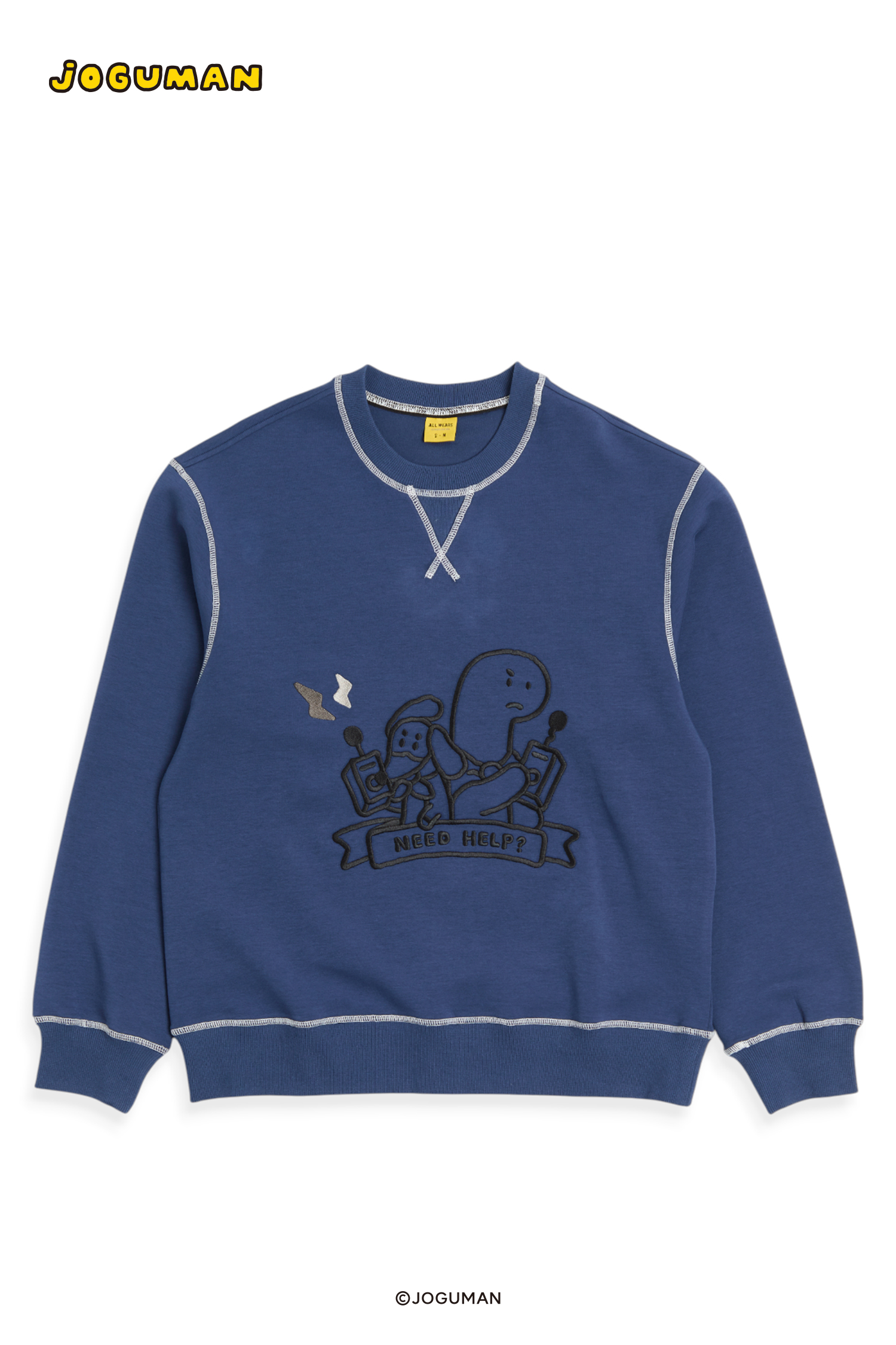 JOGUMAN 繡花爬線長袖上衣