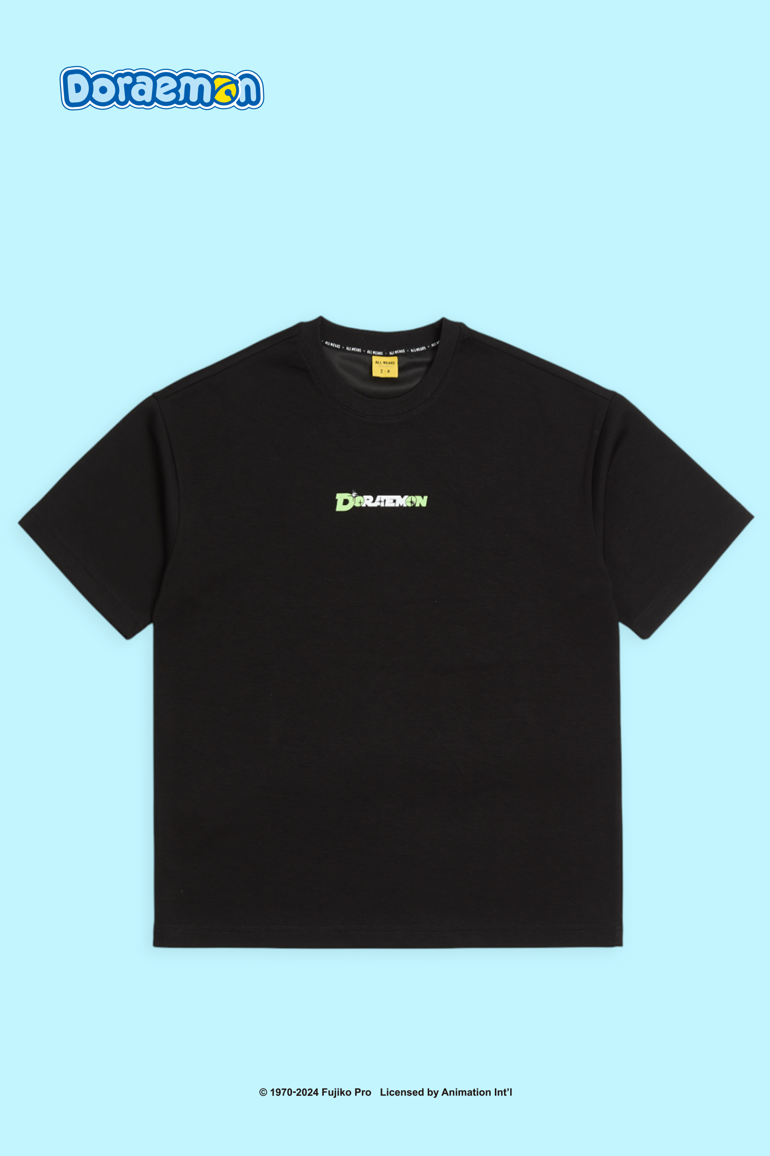 哆啦A夢 外太空 印花短袖上衣