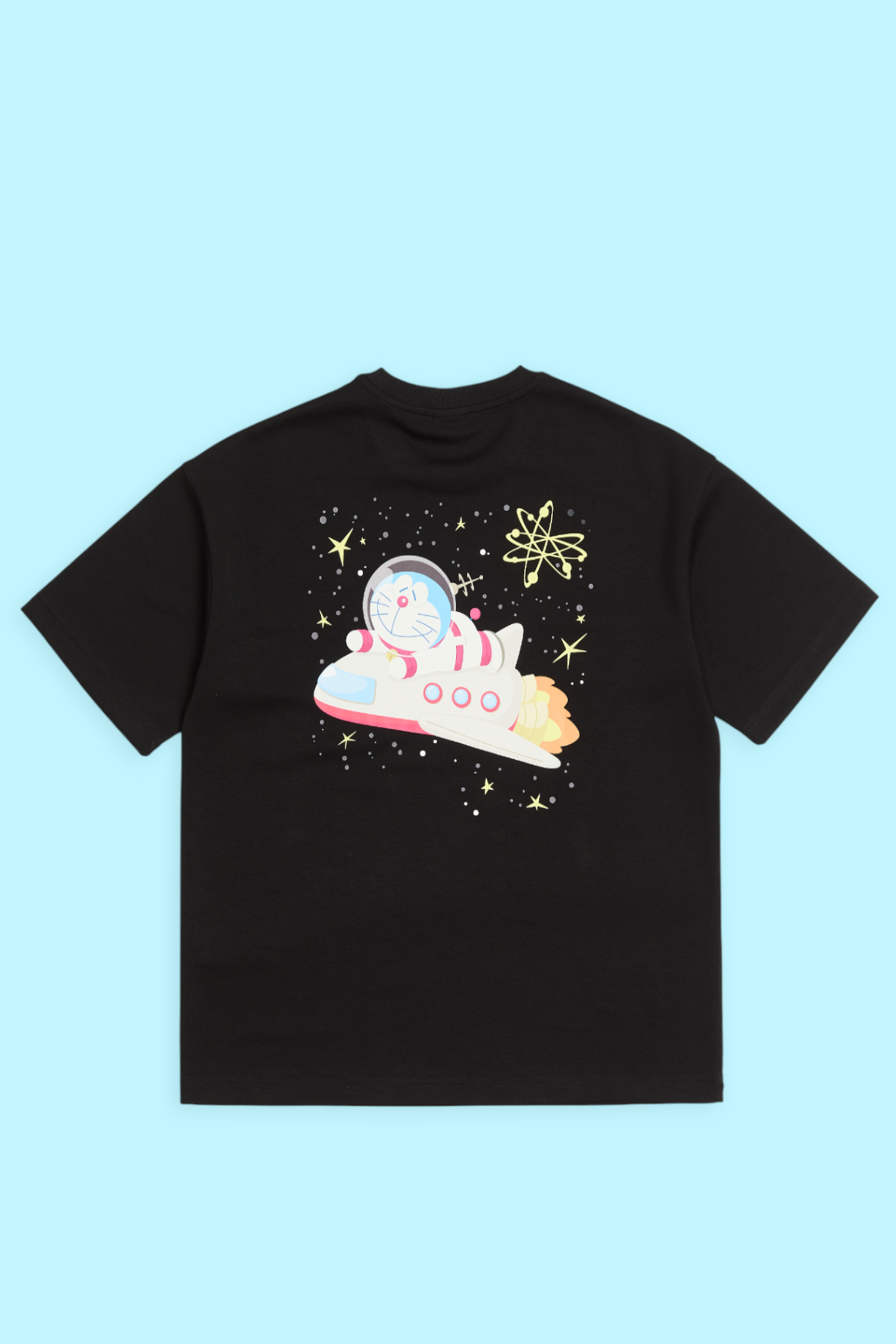 哆啦A夢 外太空 印花短袖上衣