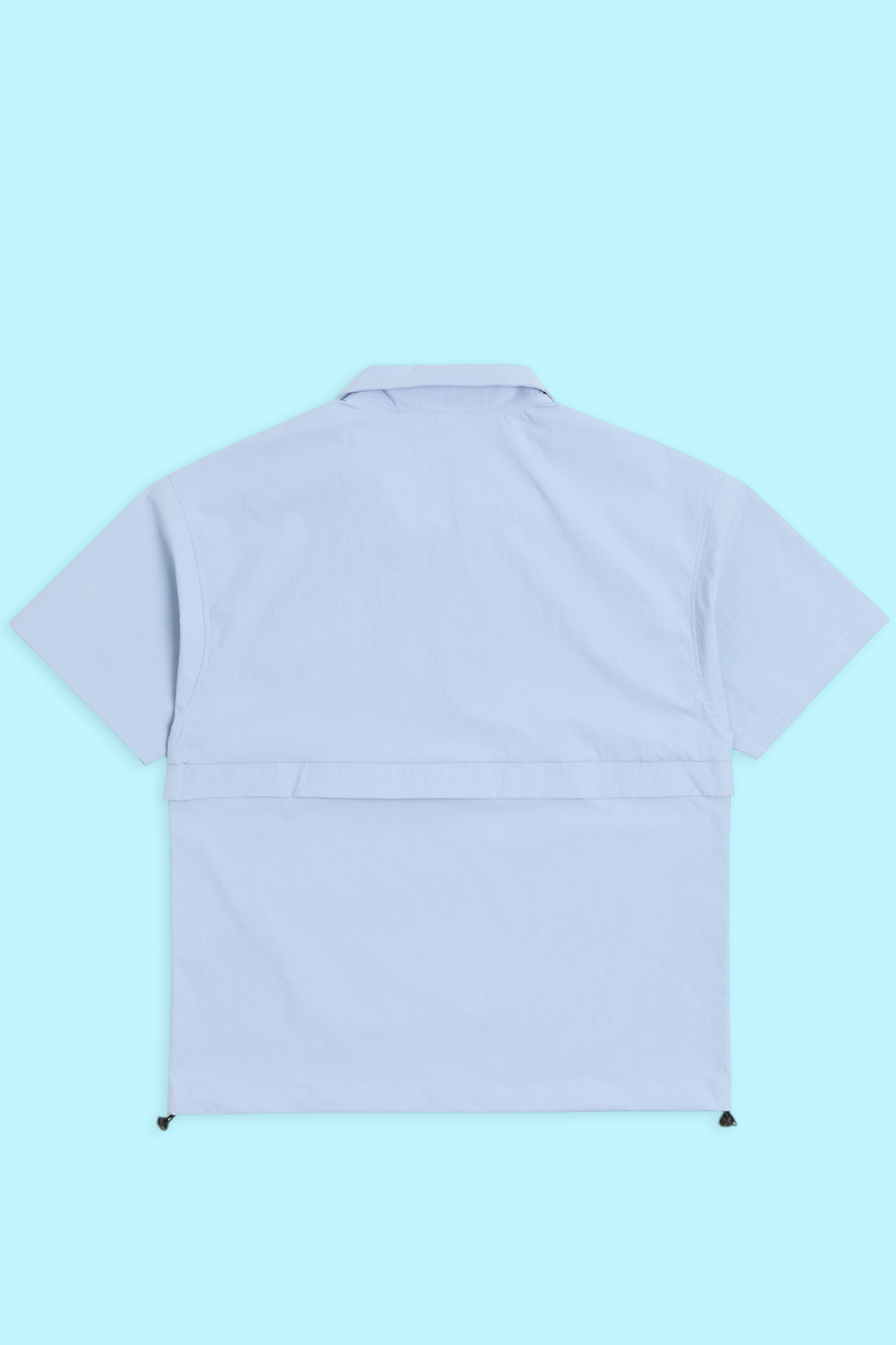 哆啦A夢 半開襟大口袋短袖上衣