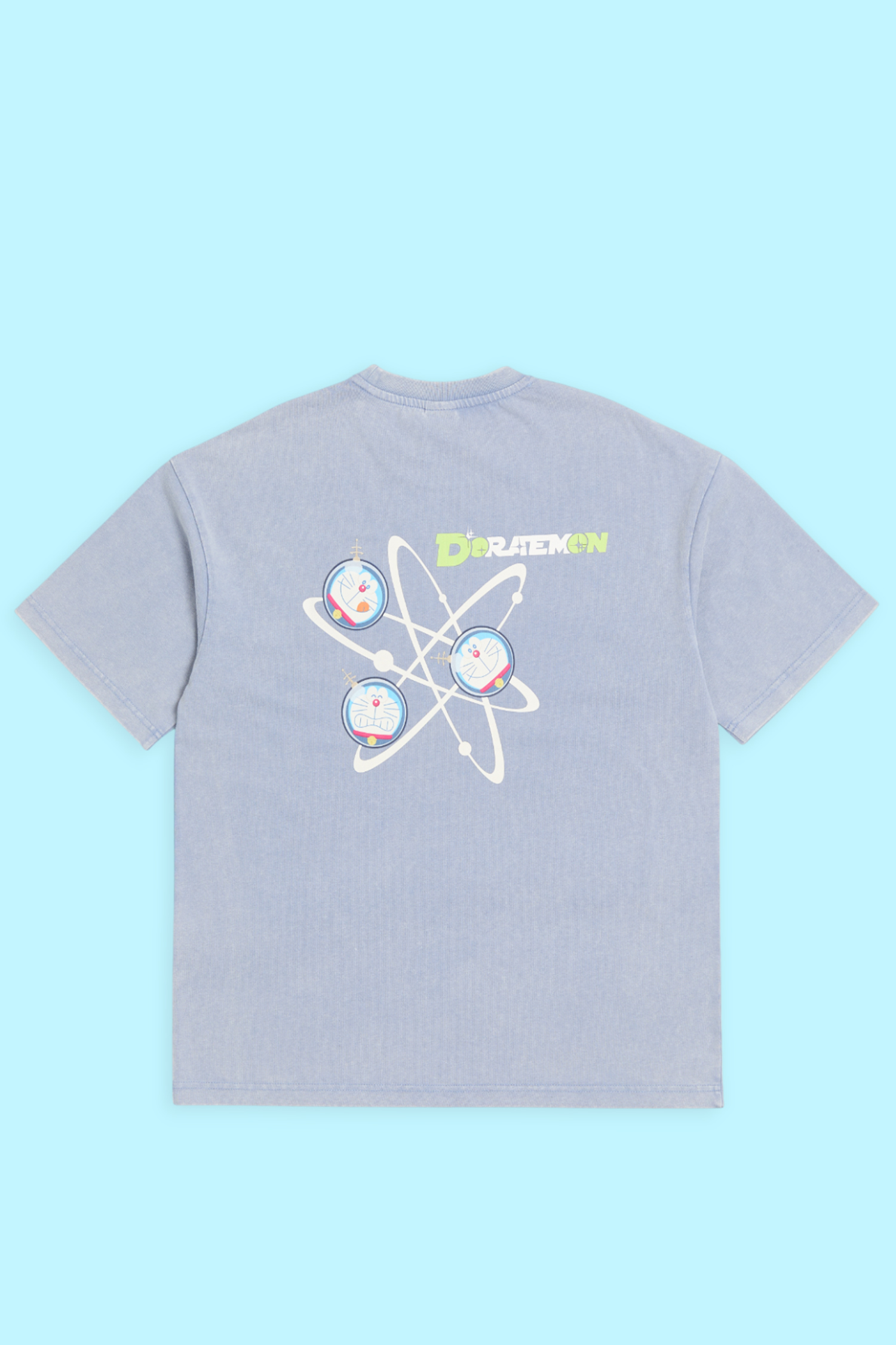 哆啦A夢 外太空 水洗短袖上衣