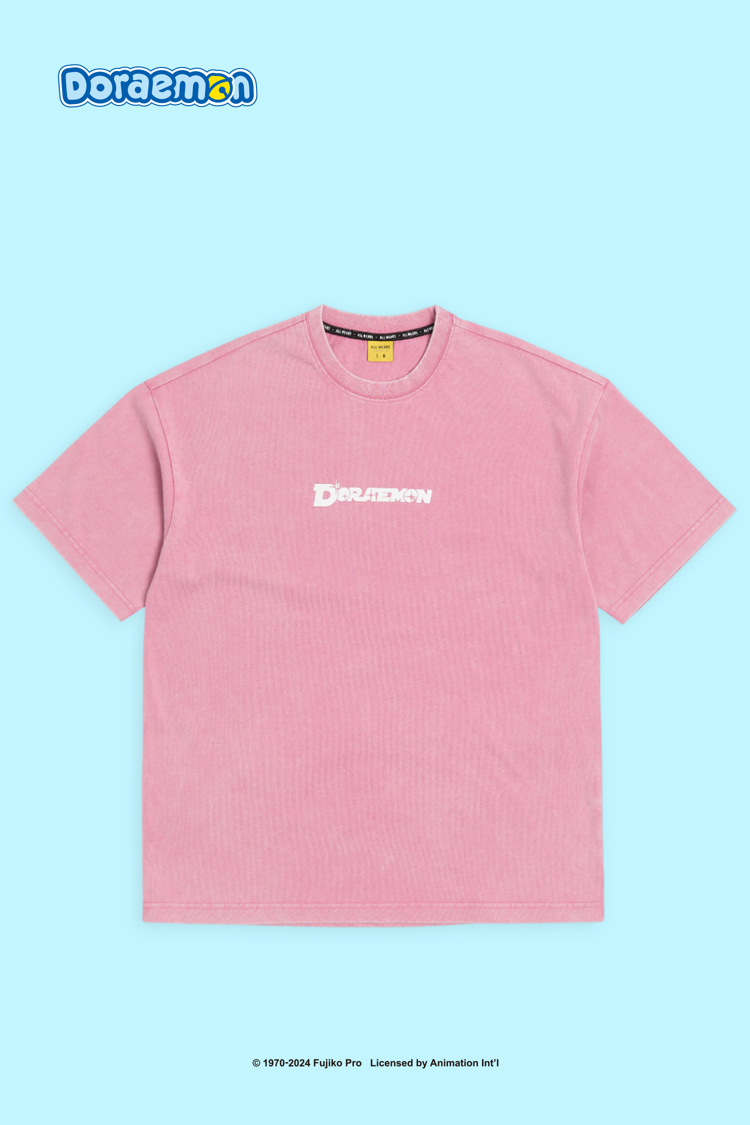 哆啦A夢 外太空 水洗短袖上衣