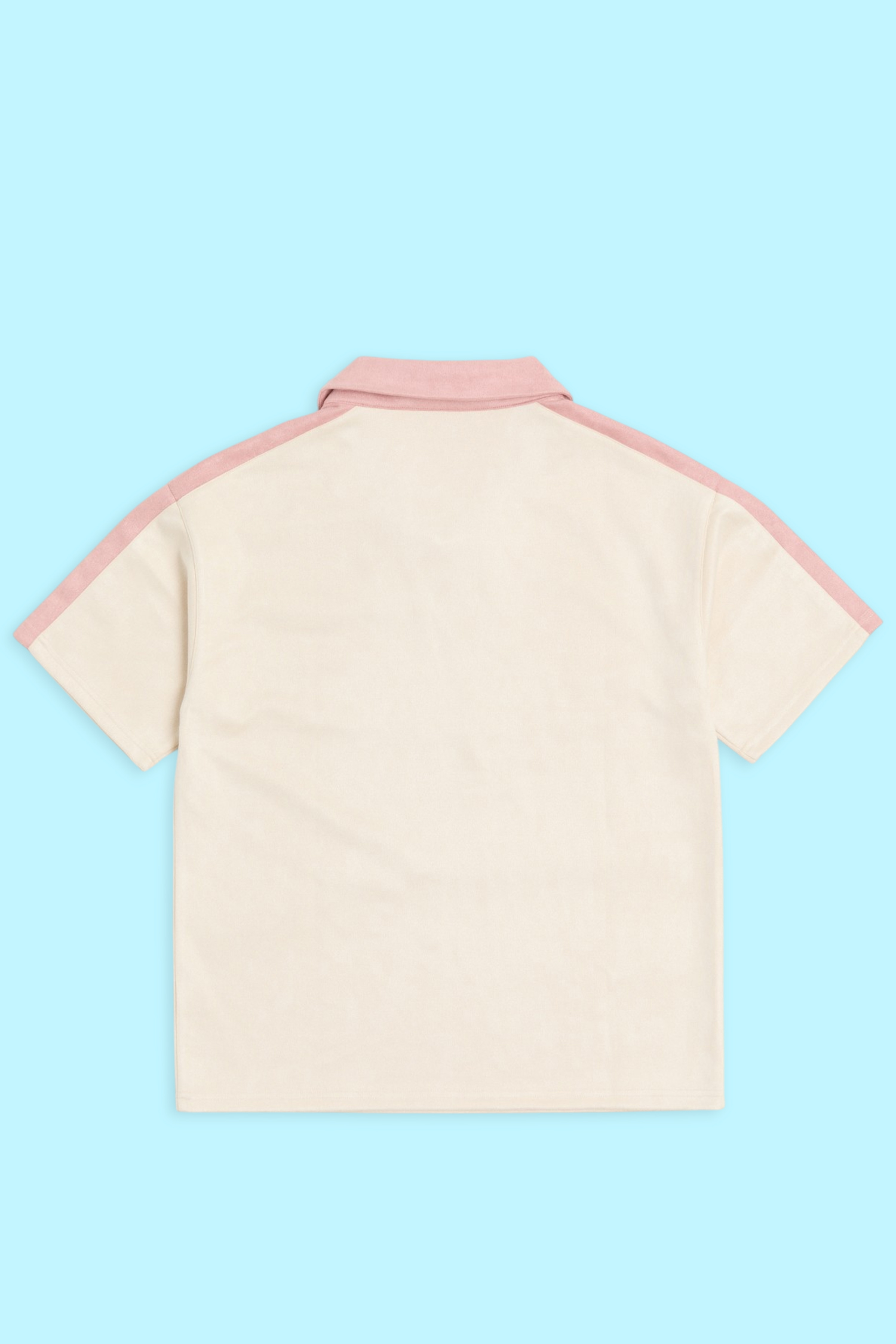 哆啦A夢 街頭滑板 翻領麂皮短袖上衣