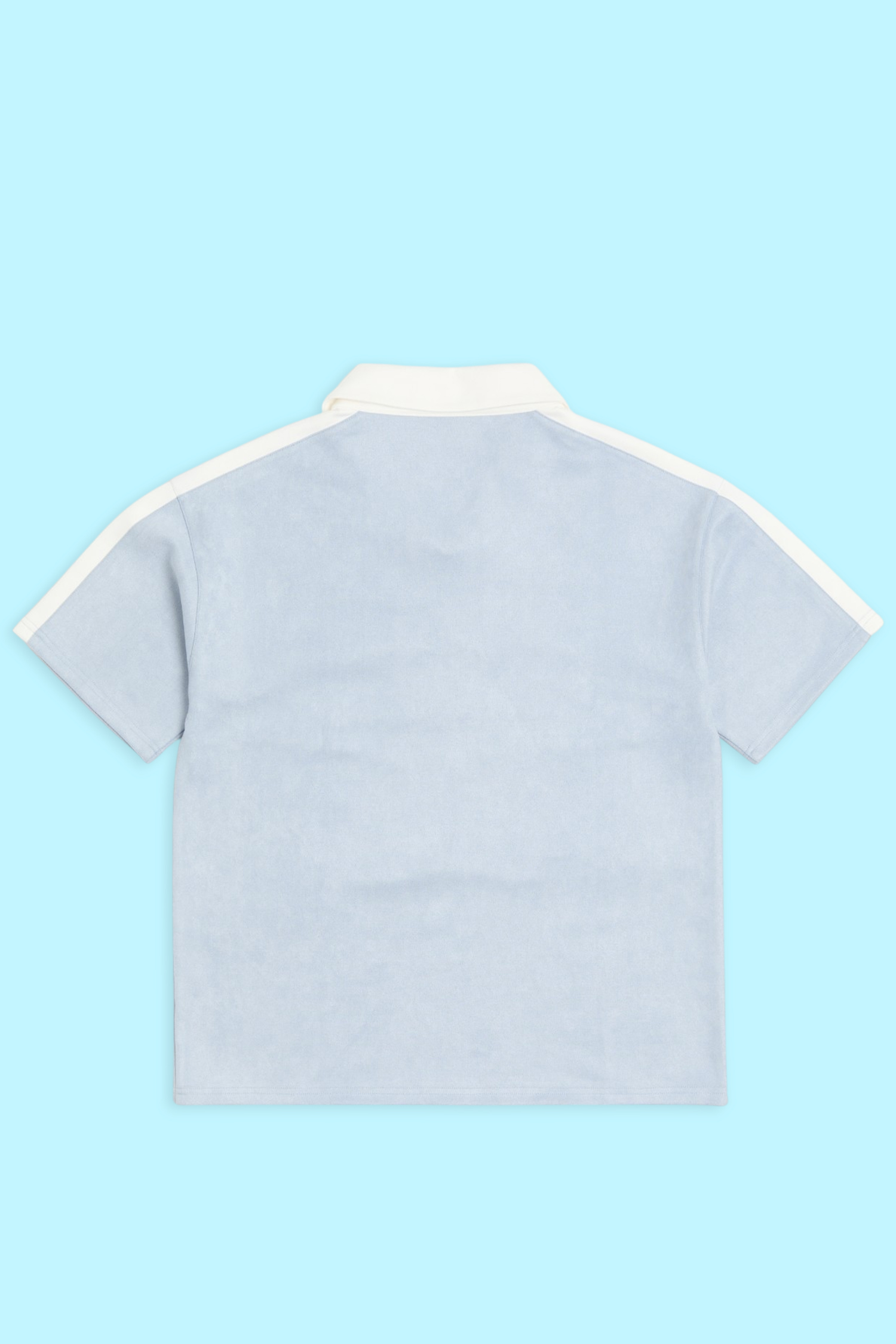 哆啦A夢 街頭滑板 翻領麂皮短袖上衣