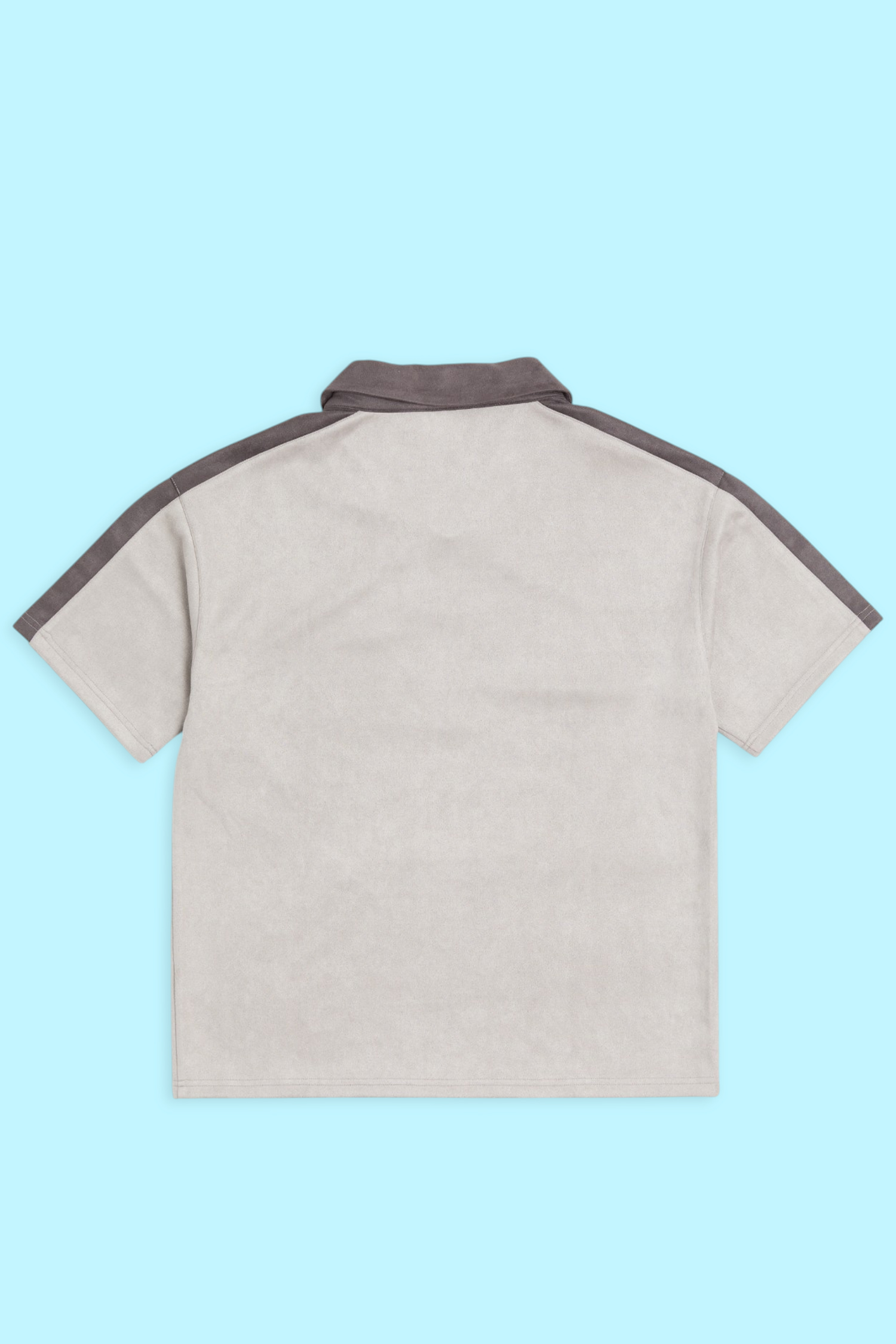 哆啦A夢 街頭滑板 翻領麂皮短袖上衣