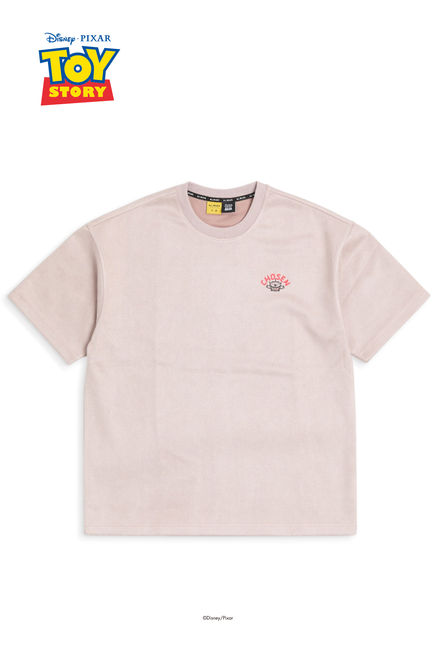 玩具總動員 麂皮印花短袖上衣