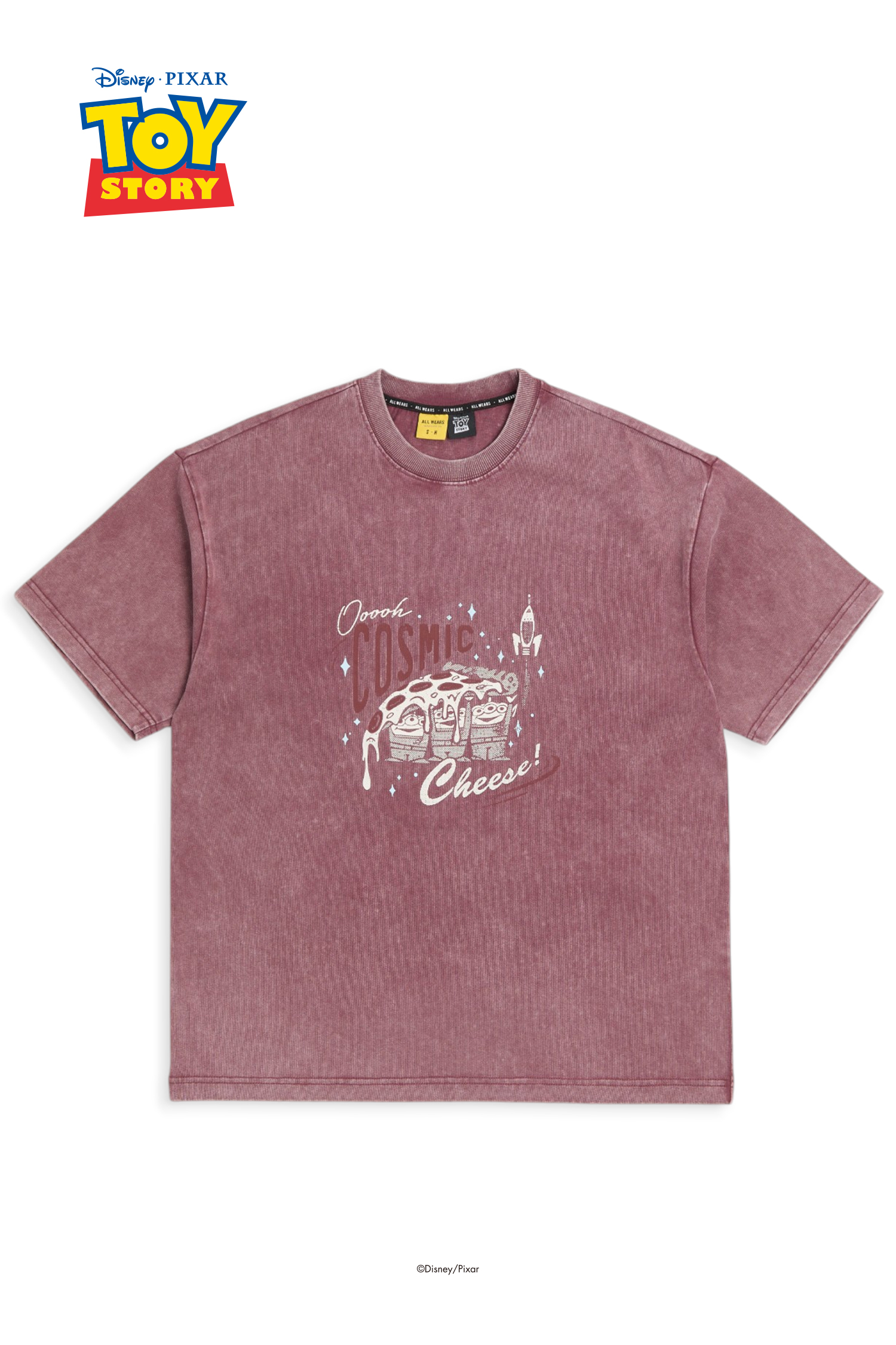 玩具總動員 水洗印花短袖上衣