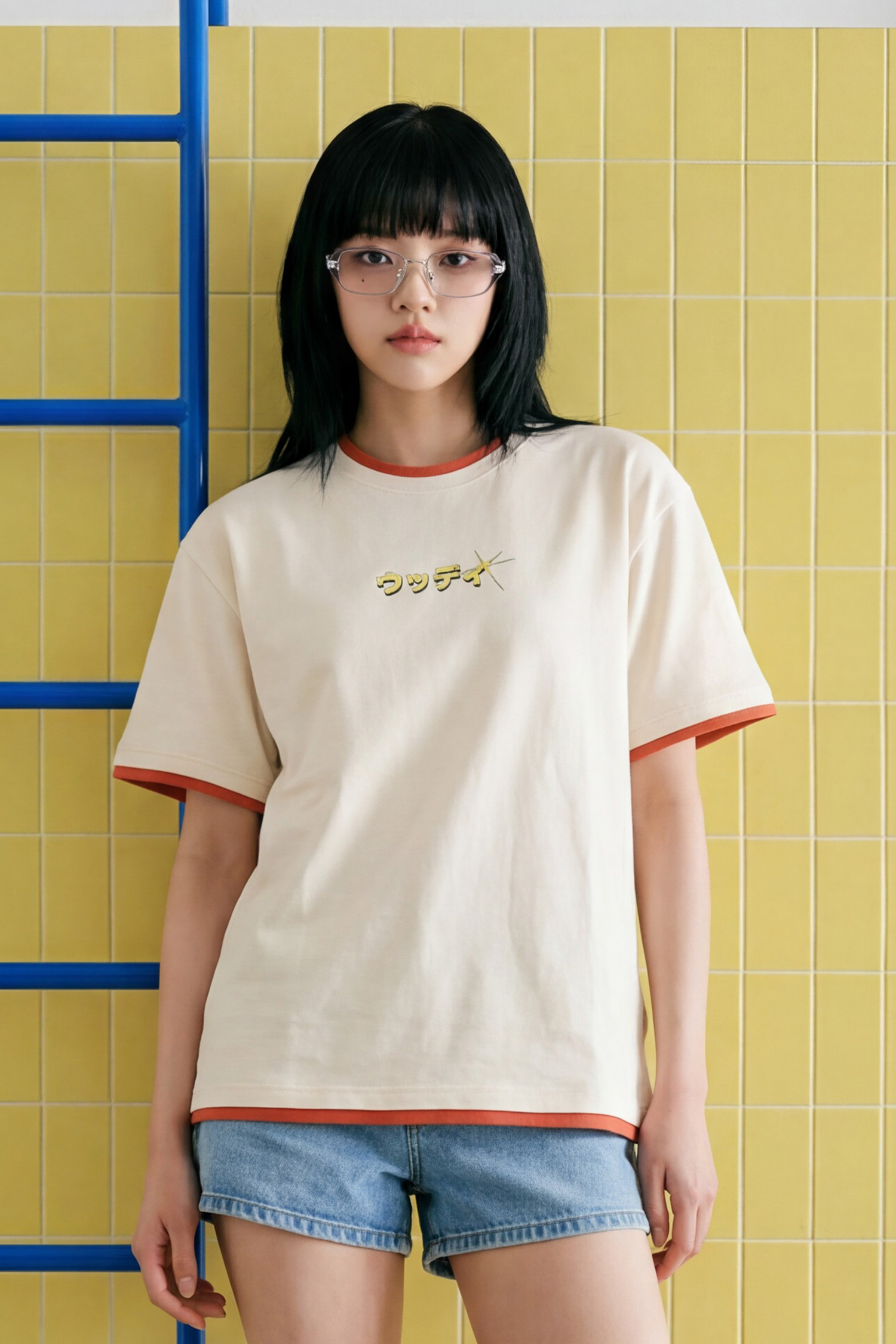 玩具總動員 假兩件印花短袖上衣