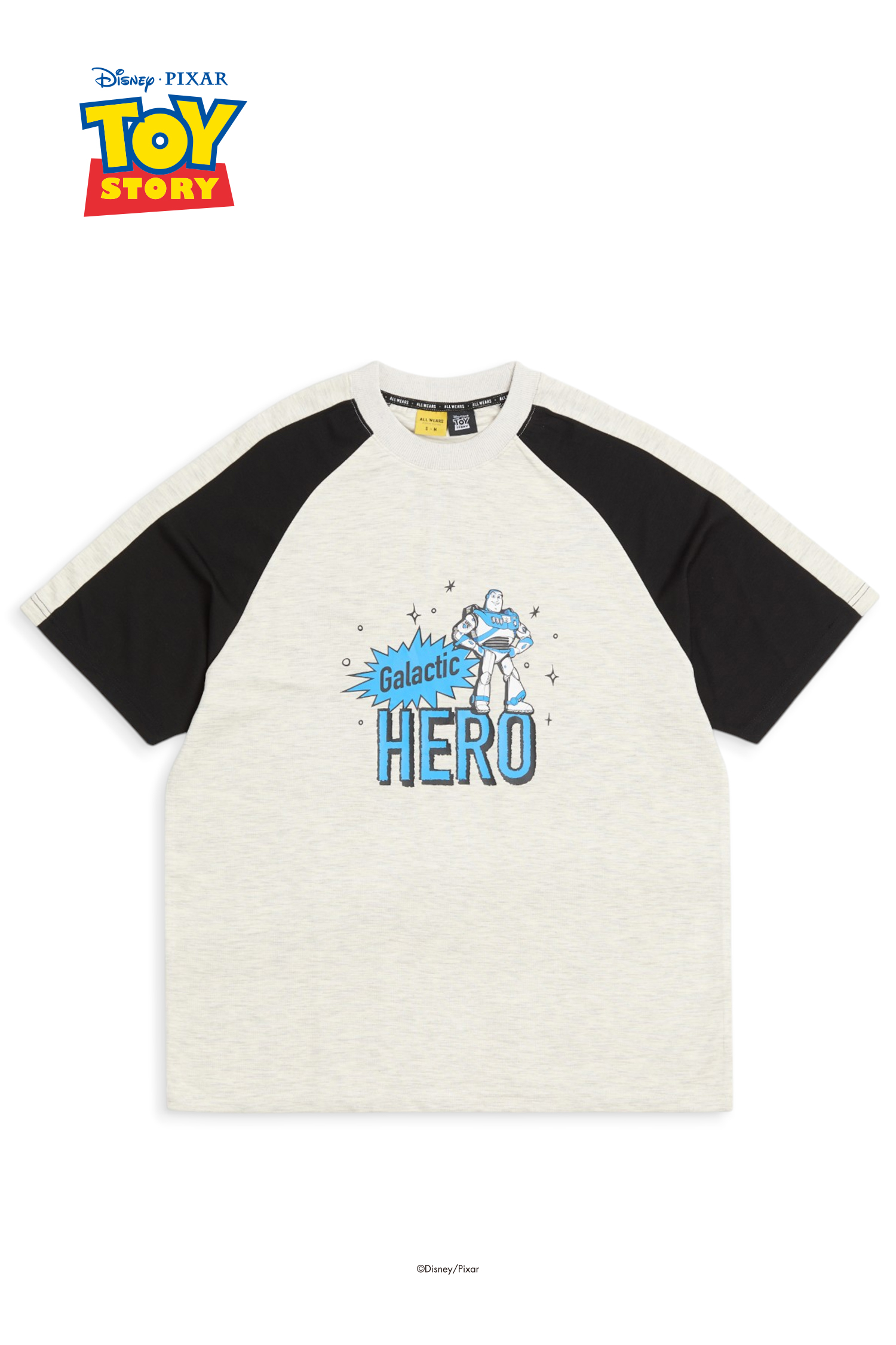 玩具總動員 撞色短袖上衣