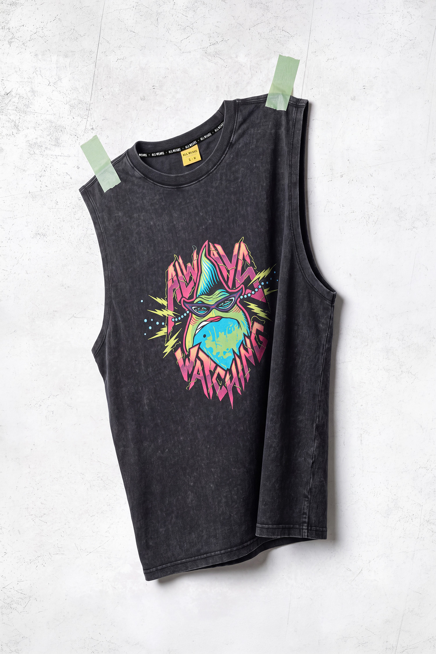 怪獸大學 水洗印花背心