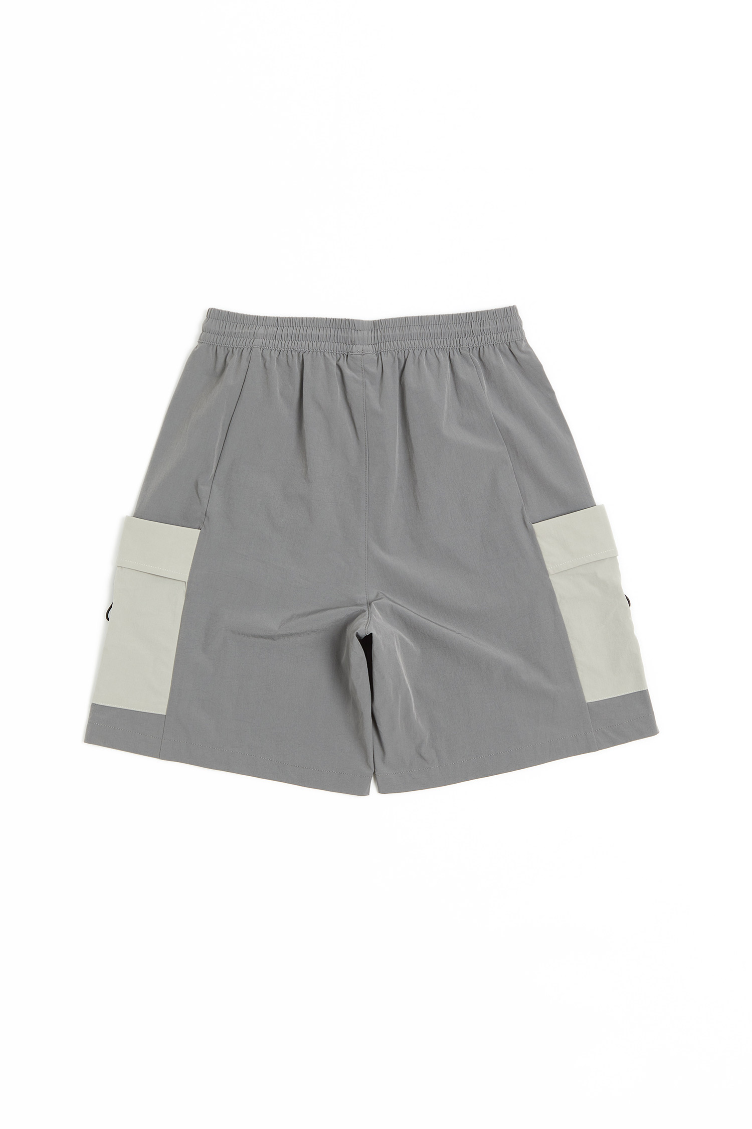 拼色大口袋 涼感短褲