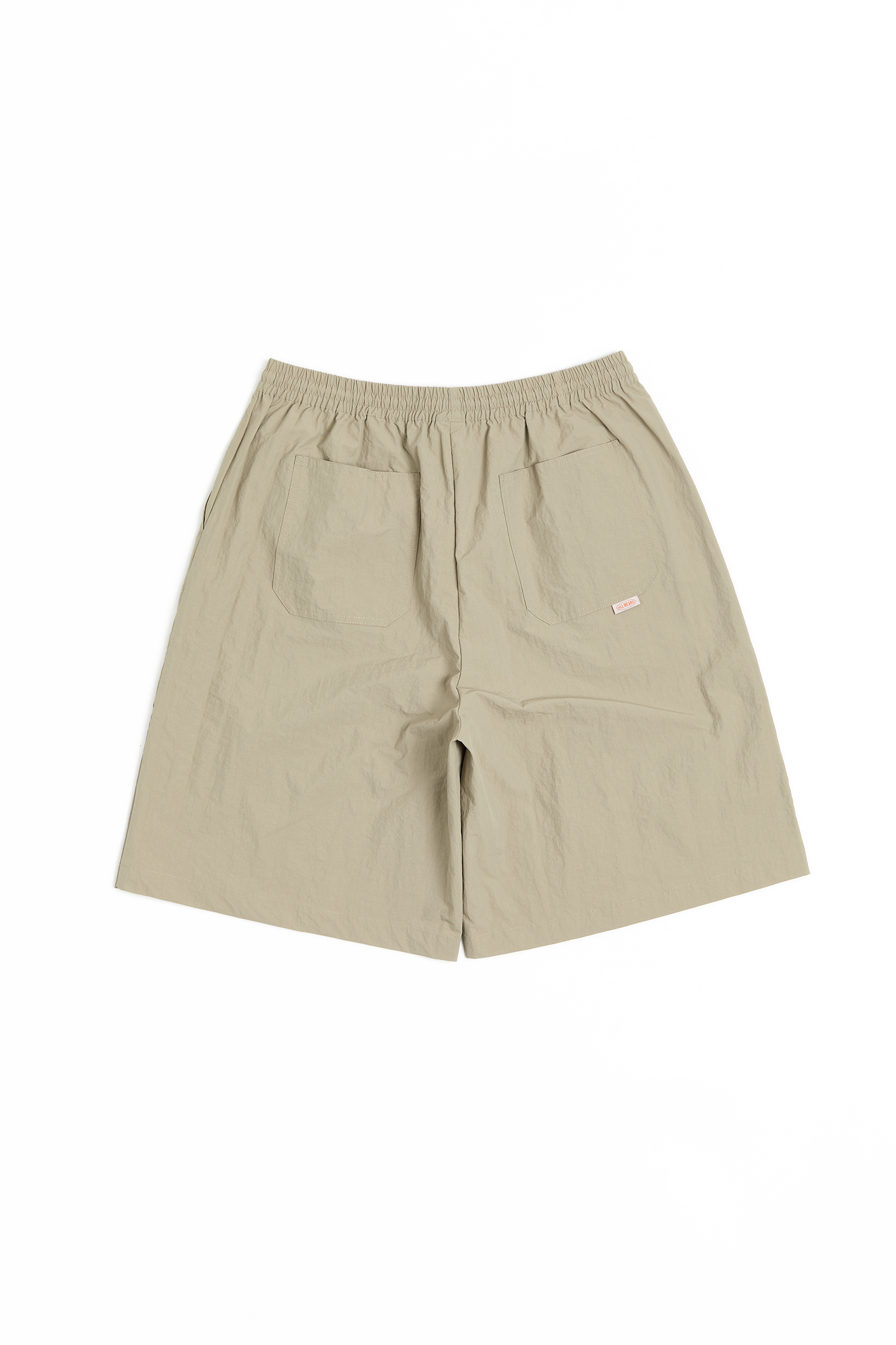 剪接撞色短褲(寬版)