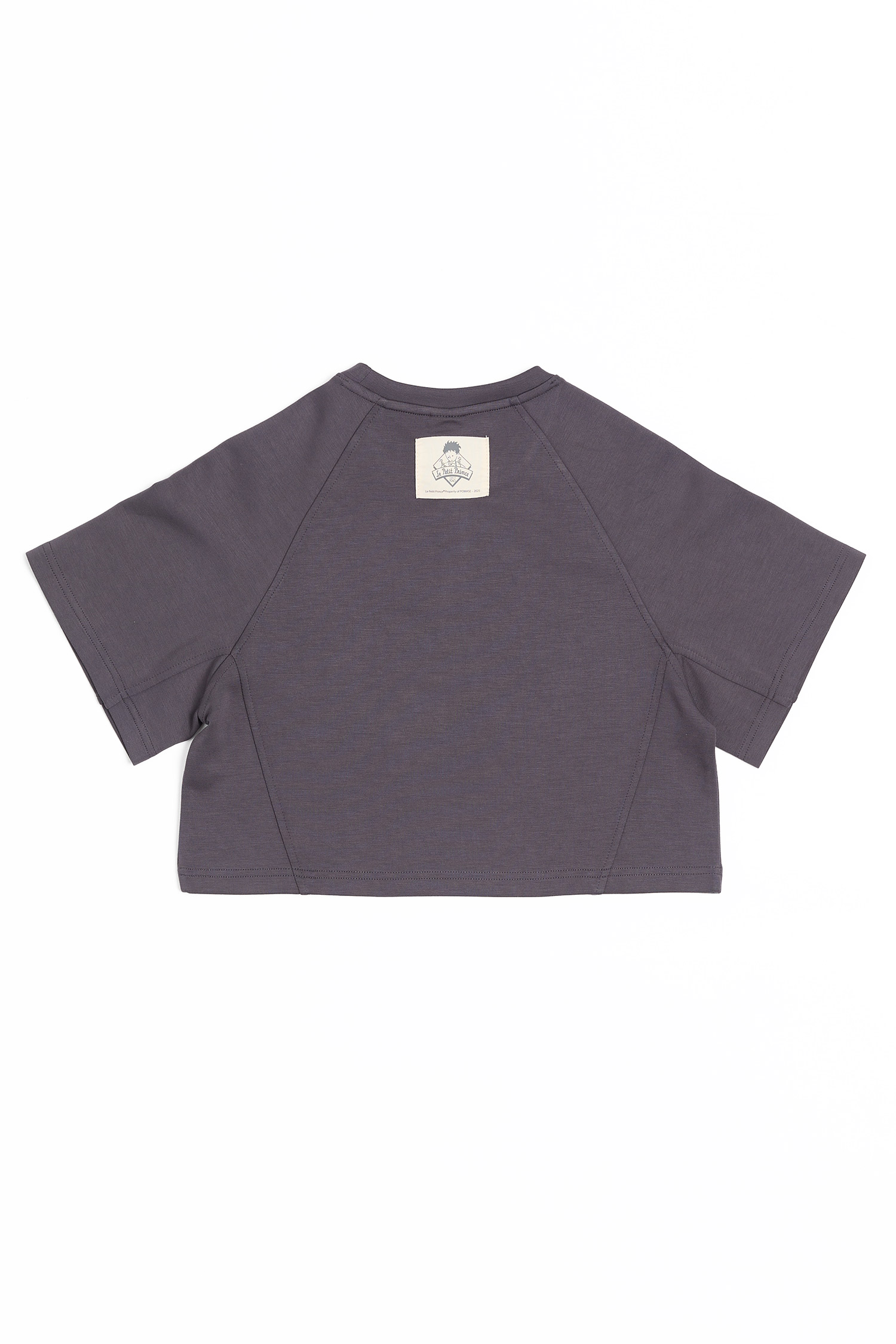 小王子 太空棉剪接短袖上衣(女)