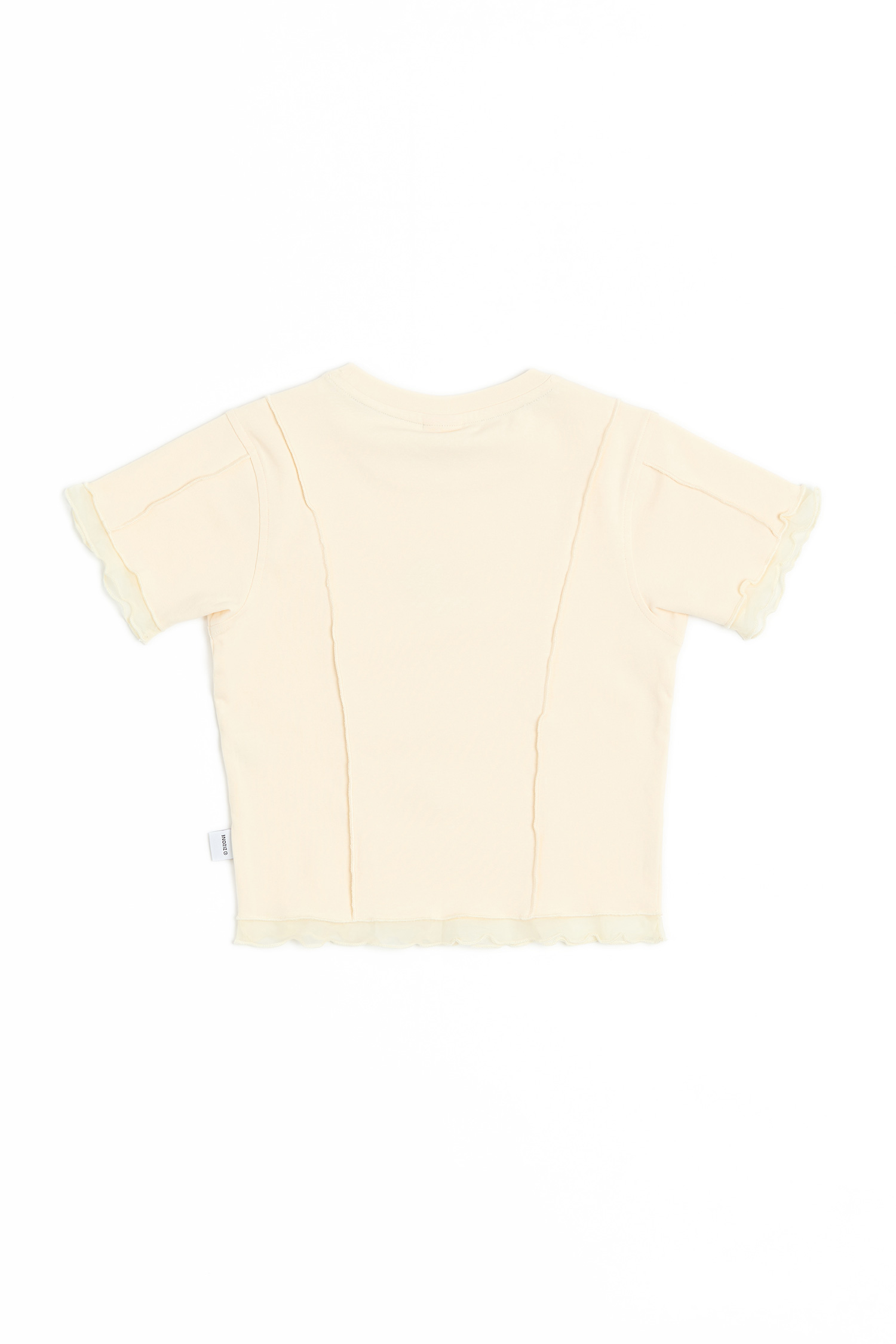 ZIZONE 假兩件短袖上衣(女)