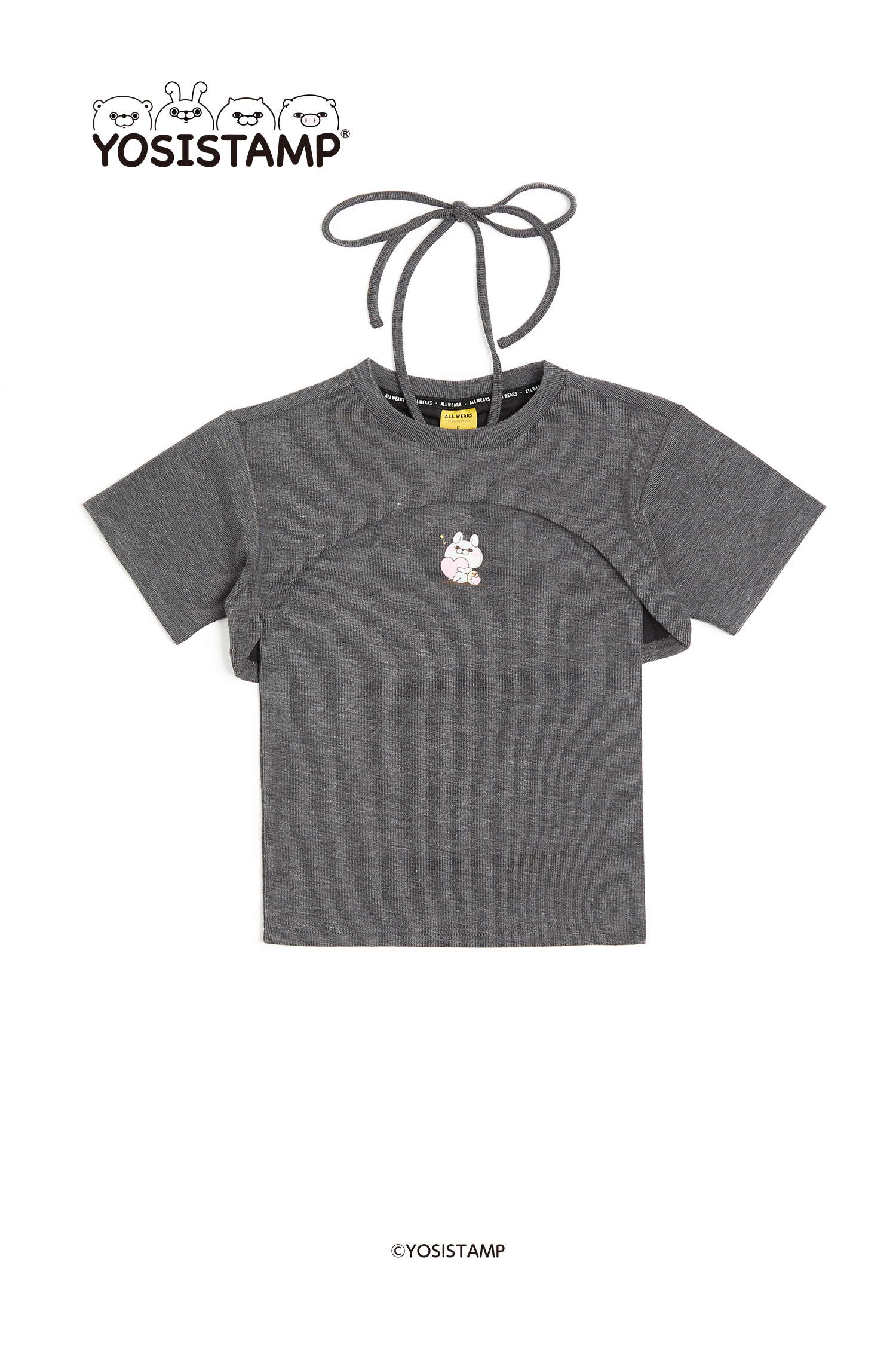 YOSISTAMP 兩件式短袖上衣(女)