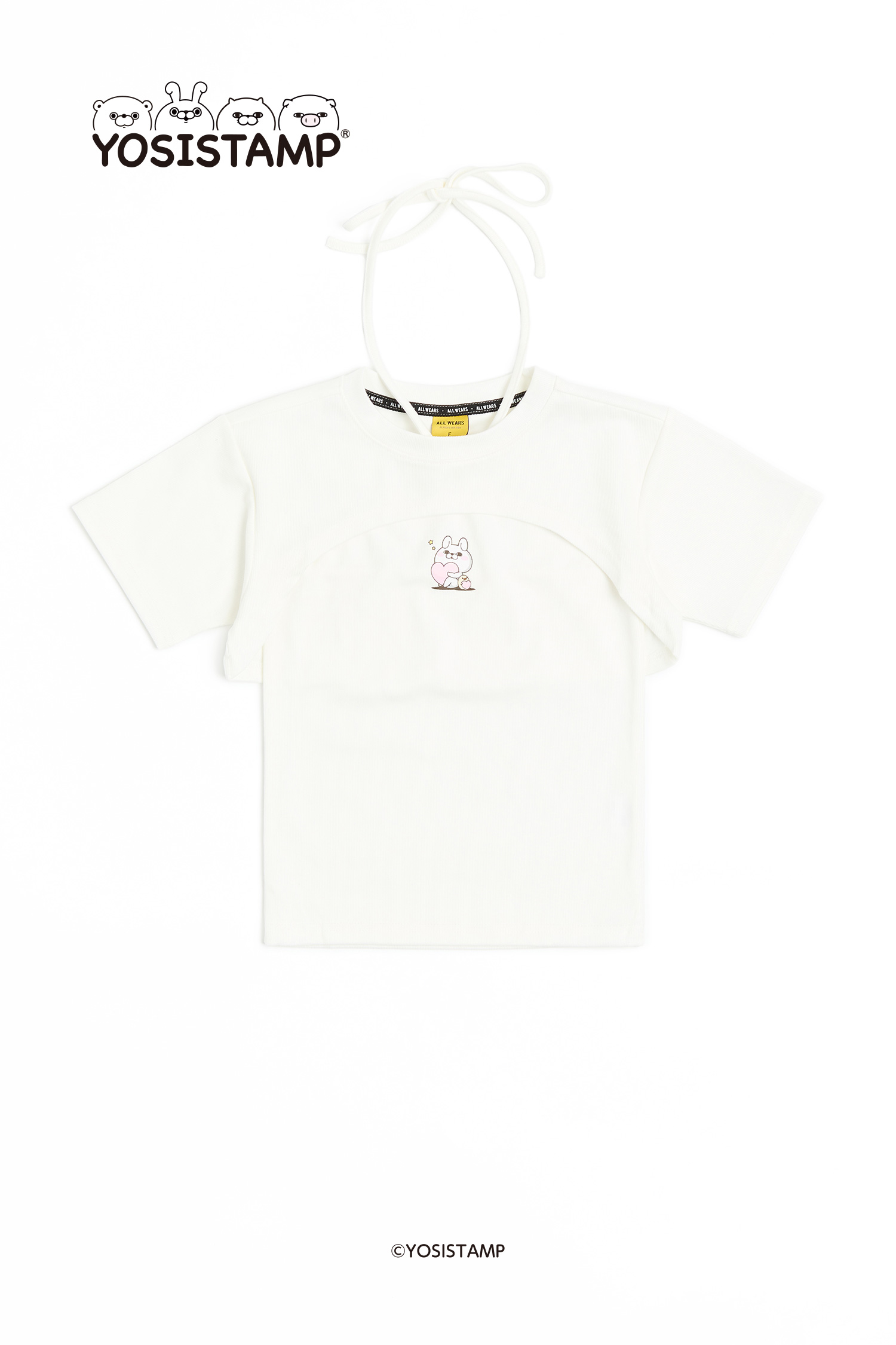 YOSISTAMP 兩件式短袖上衣(女)