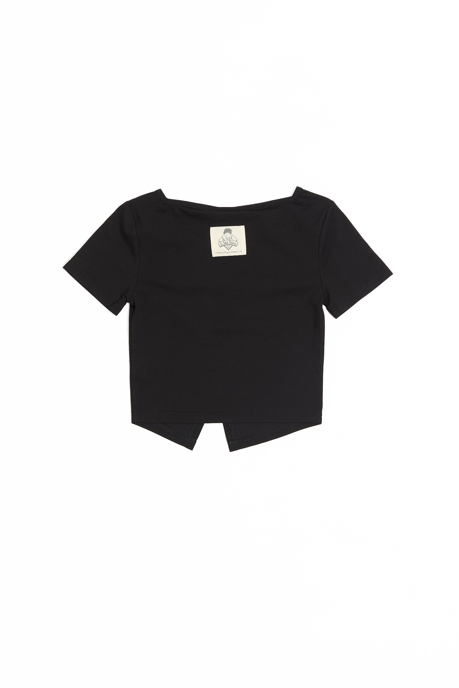 小王子 假開襟短袖上衣(女)