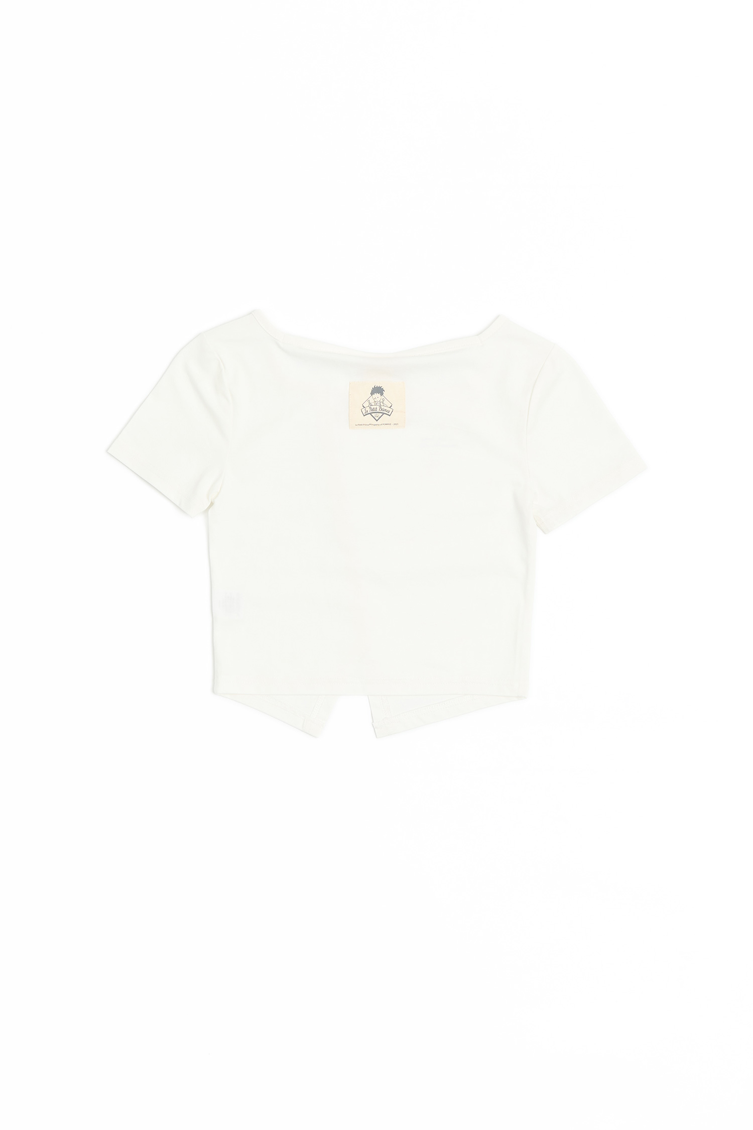 小王子 假開襟短袖上衣(女)