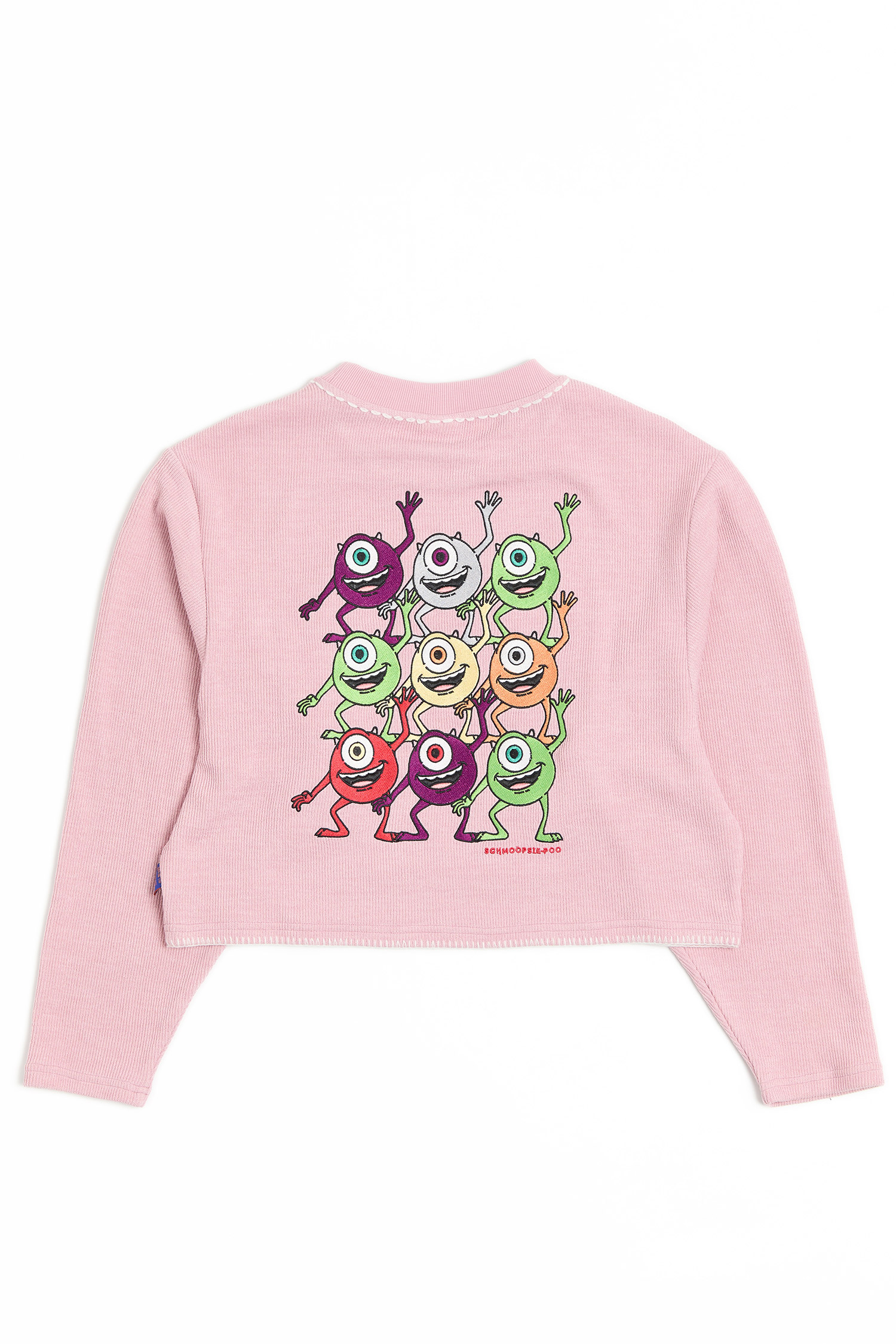 怪獸大學 針織口袋長袖上衣(女)