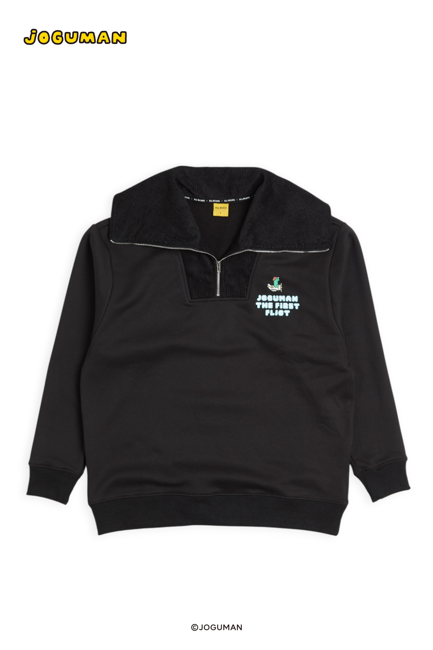 JOGUMAN 半開襟刷毛長袖上衣(女)