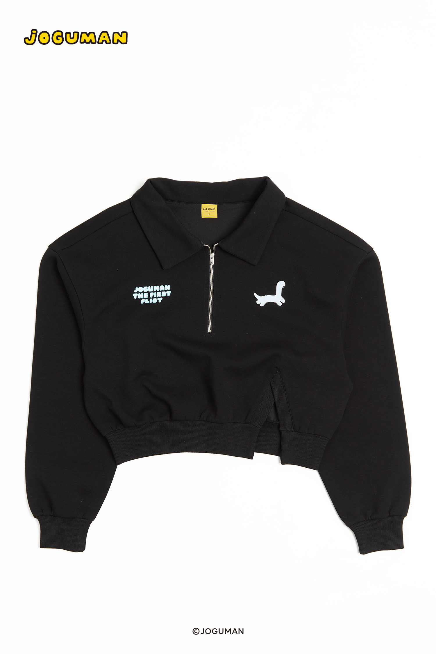 JOGUMAN 半開襟刷毛長袖上衣(女)